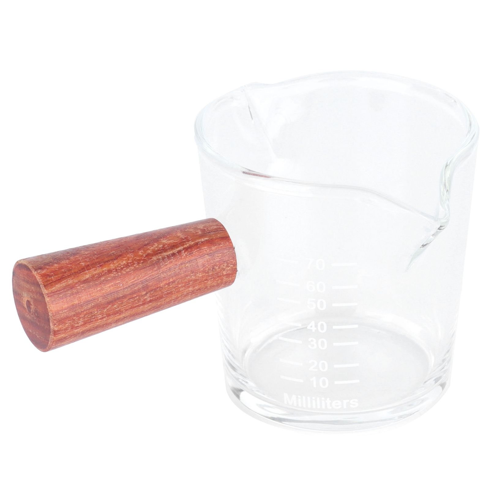 Double Mouth Glass Mug with Wooden Handle Heat‑Resistant Cup Kitchen Gadgets view 7
