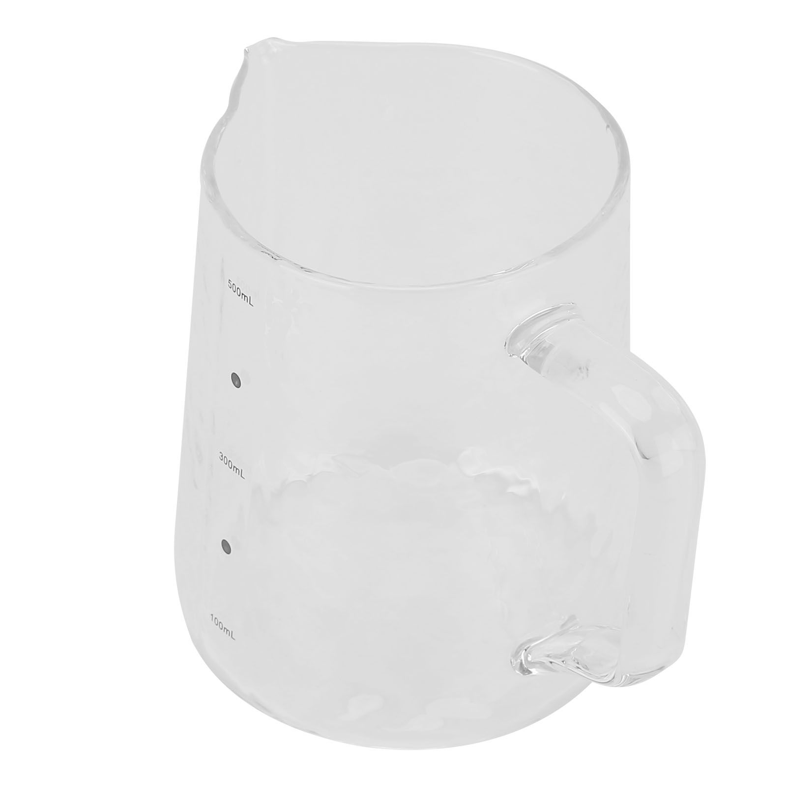 500ml Coffee Milk Cup Thicken Glass Measuring Frothing Cup for Household view 8
