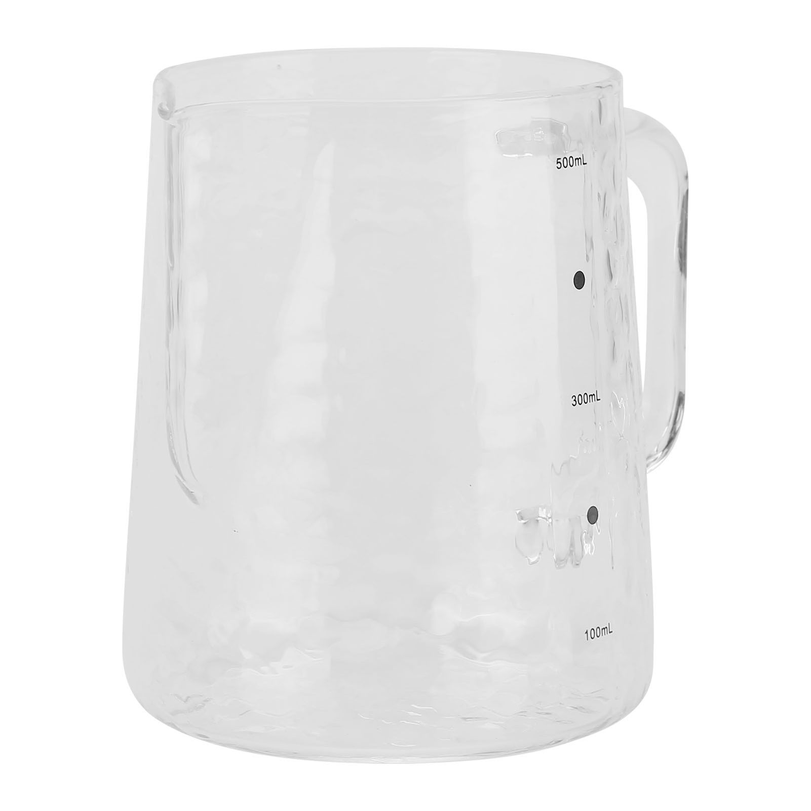 500ml Coffee Milk Cup Thicken Glass Measuring Frothing Cup for Household view 9