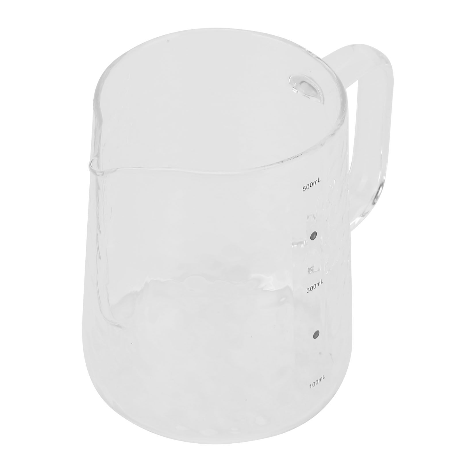 500ml Coffee Milk Cup Thicken Glass Measuring Frothing Cup for Household view 10