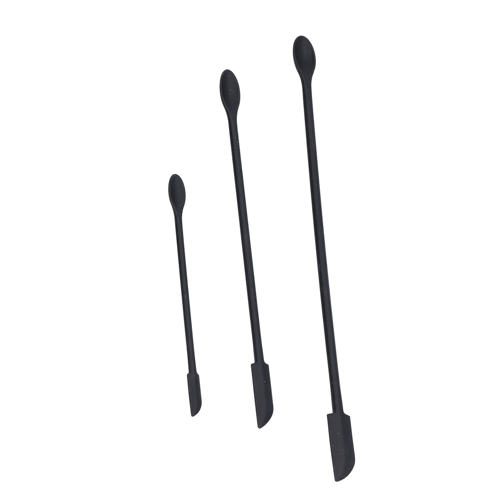 3pcs Spatula Food Grade Silicone Double Head Fruit Jam Cream Makeup Spatula view 4