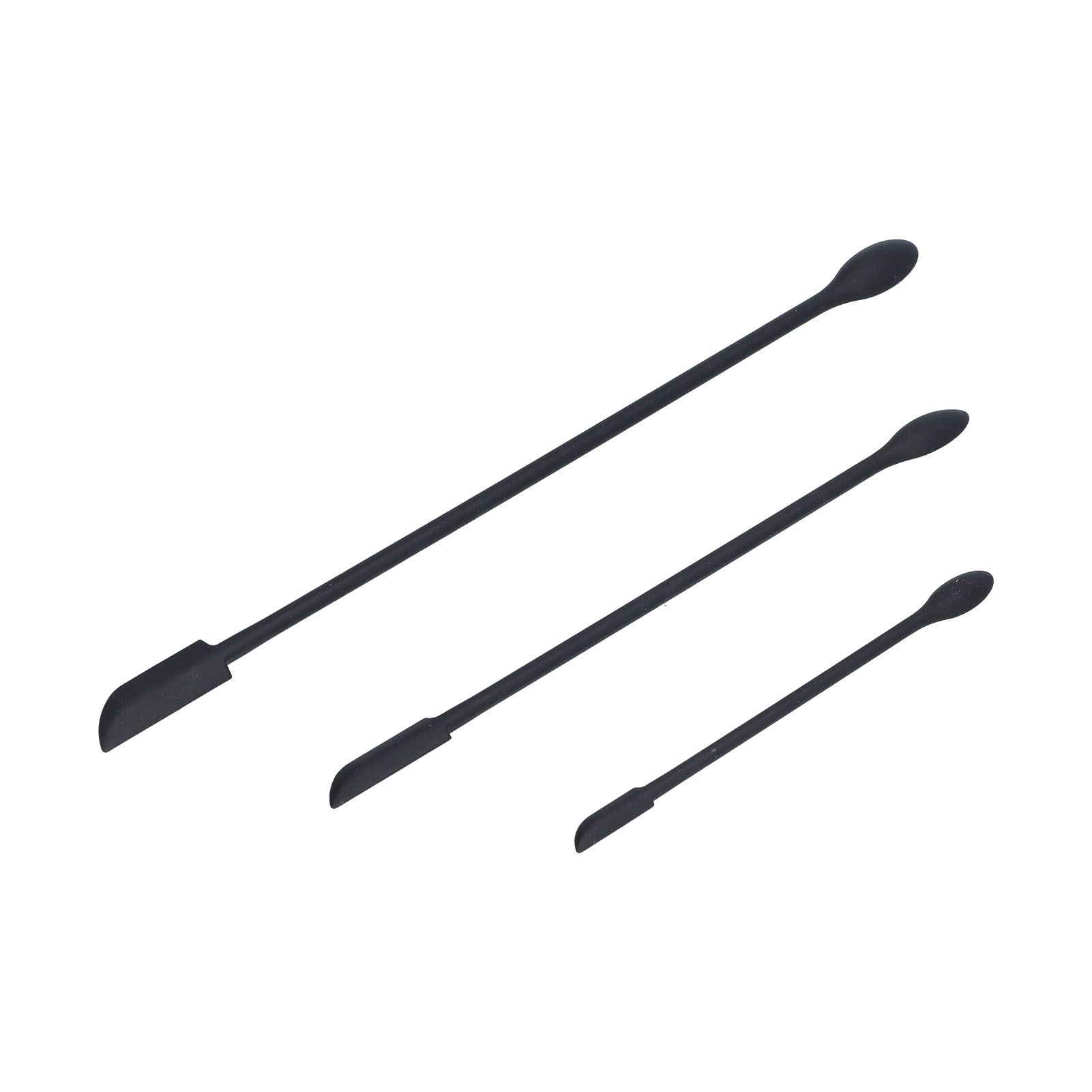 3pcs Spatula Food Grade Silicone Double Head Fruit Jam Cream Makeup Spatula view 6