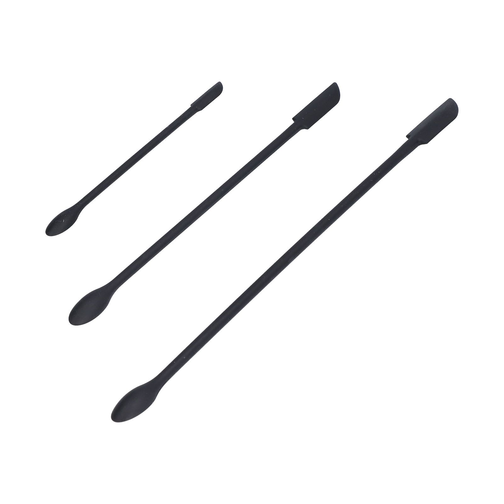 3pcs Spatula Food Grade Silicone Double Head Fruit Jam Cream Makeup Spatula view 7