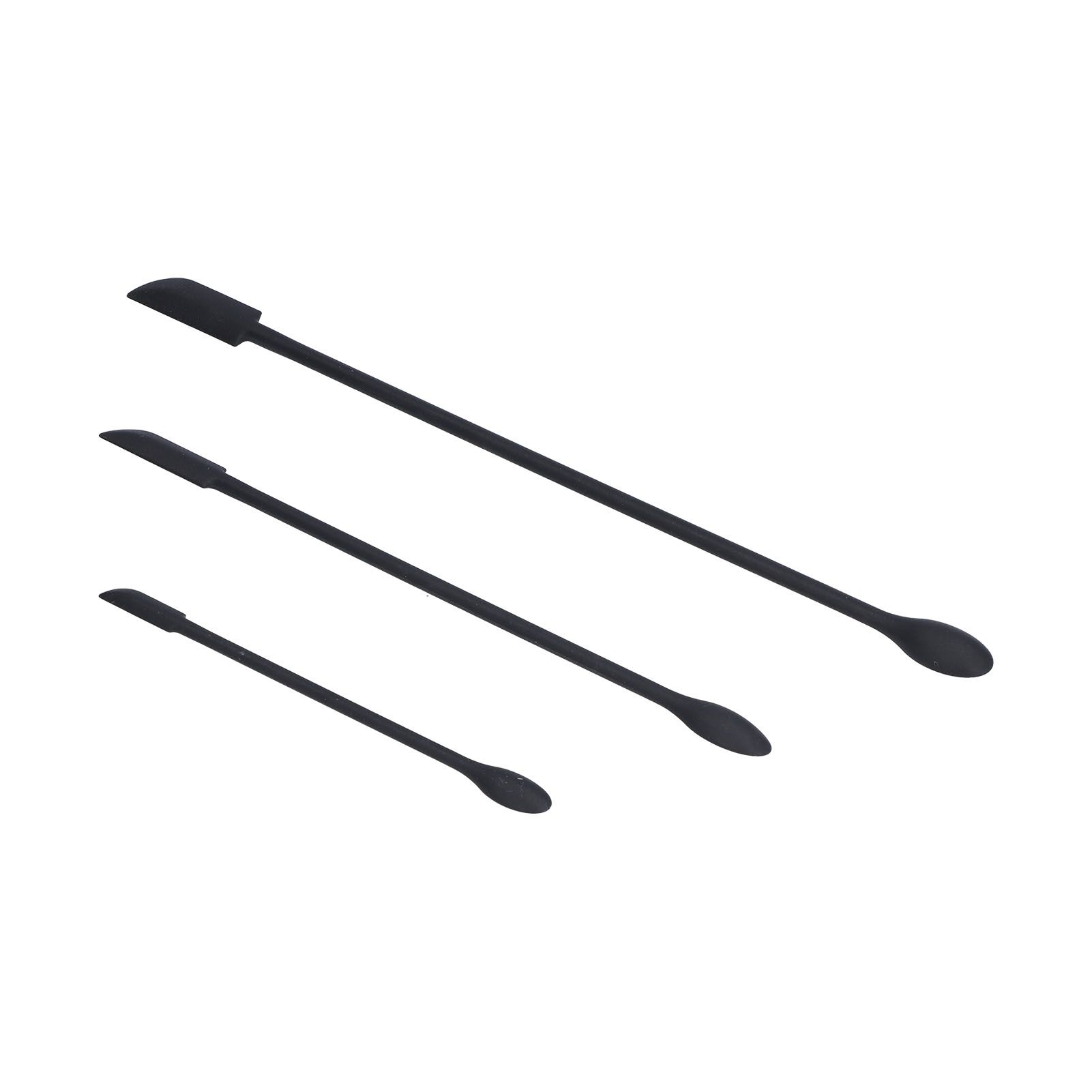 3pcs Spatula Food Grade Silicone Double Head Fruit Jam Cream Makeup Spatula view 8