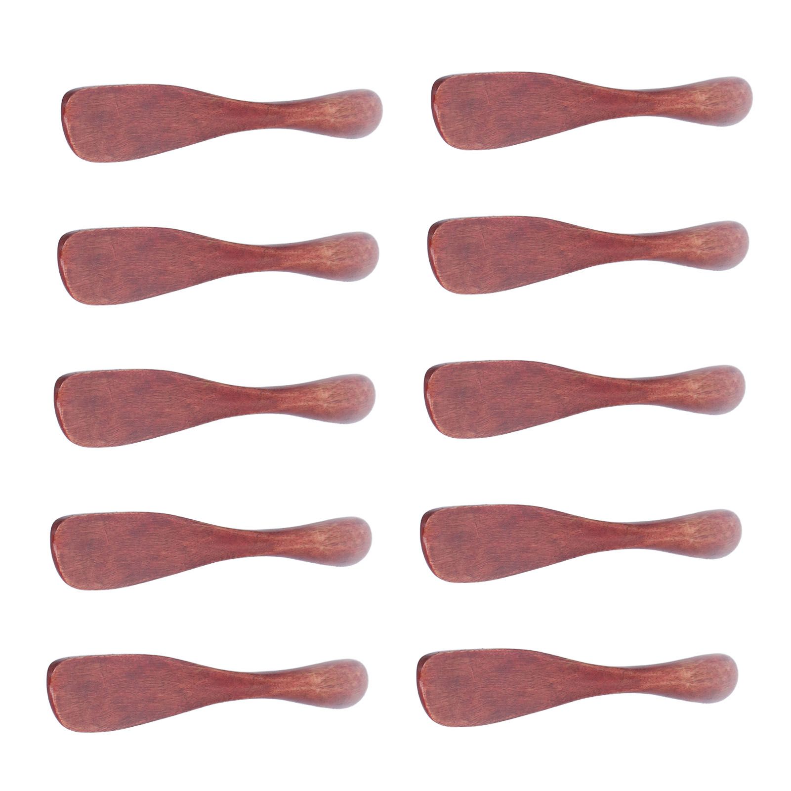 10pcs Wooden Dinner Knife Cheese Spreader Cake Knife Reusable Dinnerware view 4