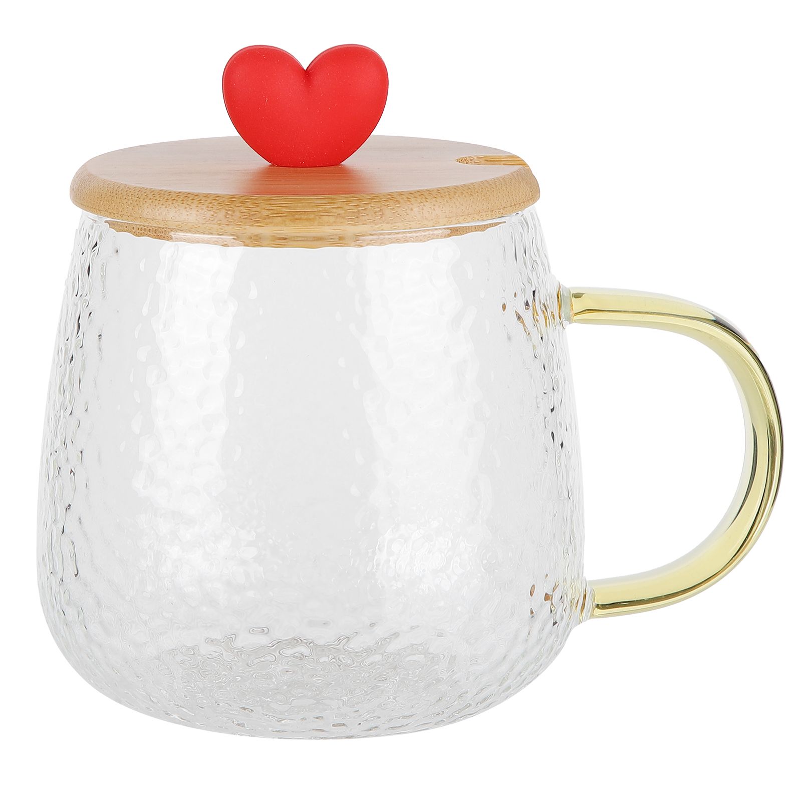 400ml Cute High Borosilicate Glass Cup HeatResistant Mug with Stainless Steel view 5