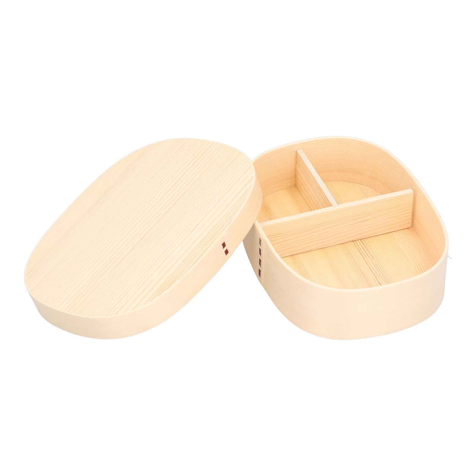 1200ml Food Container Wooden Bento Lunch Box Kids Lunch Containers for Office view 2