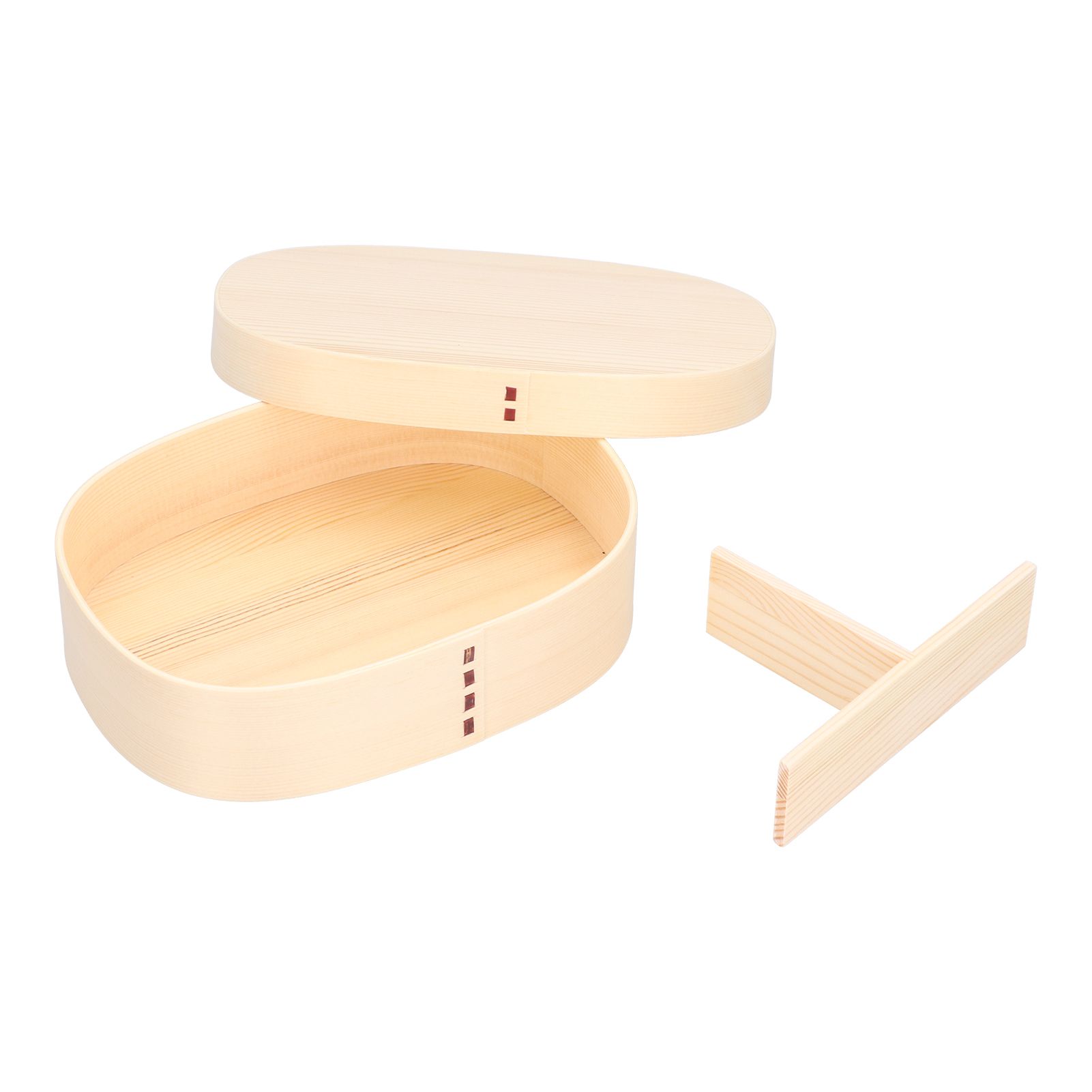 1200ml Food Container Wooden Bento Lunch Box Kids Lunch Containers for Office view 3