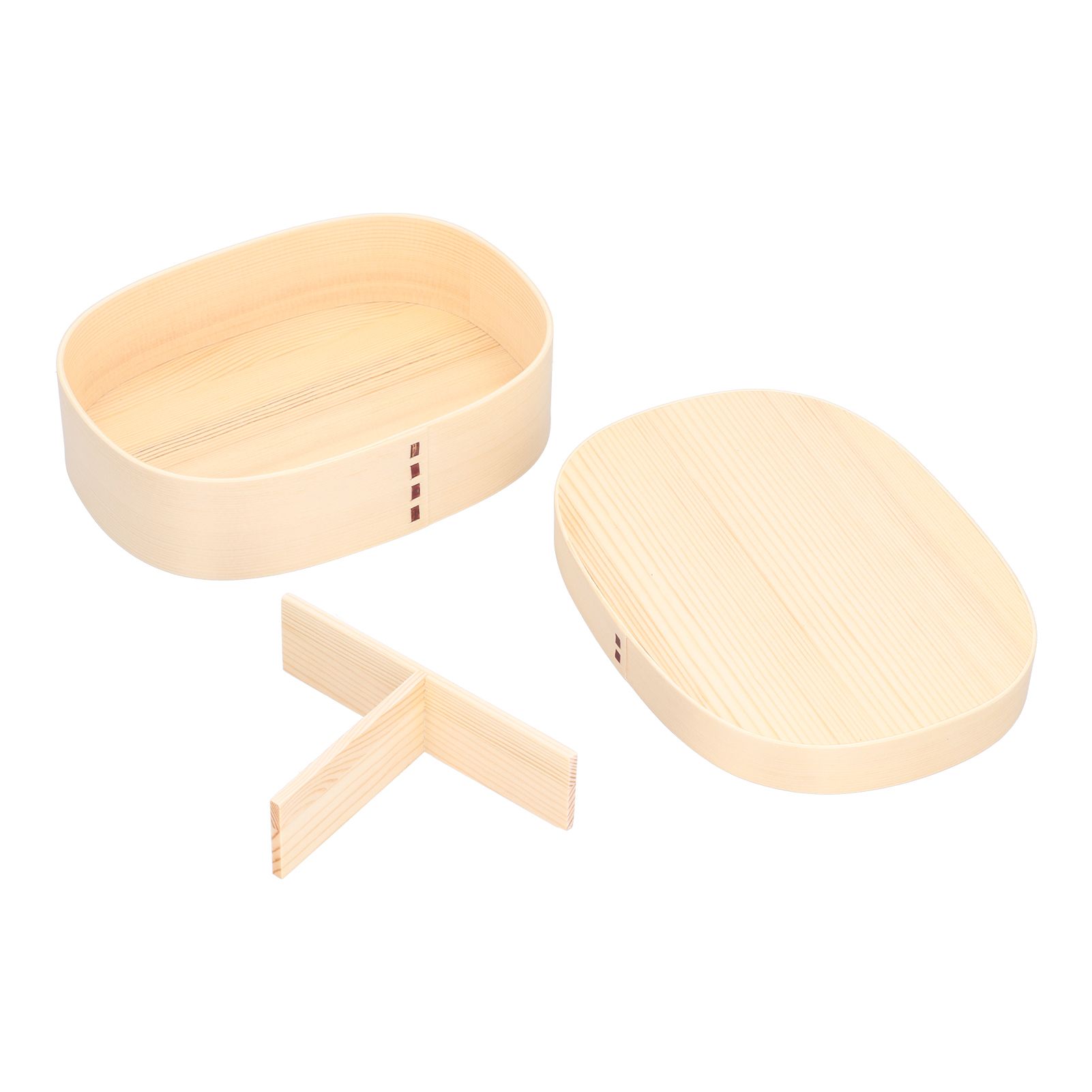 1200ml Food Container Wooden Bento Lunch Box Kids Lunch Containers for Office view 4