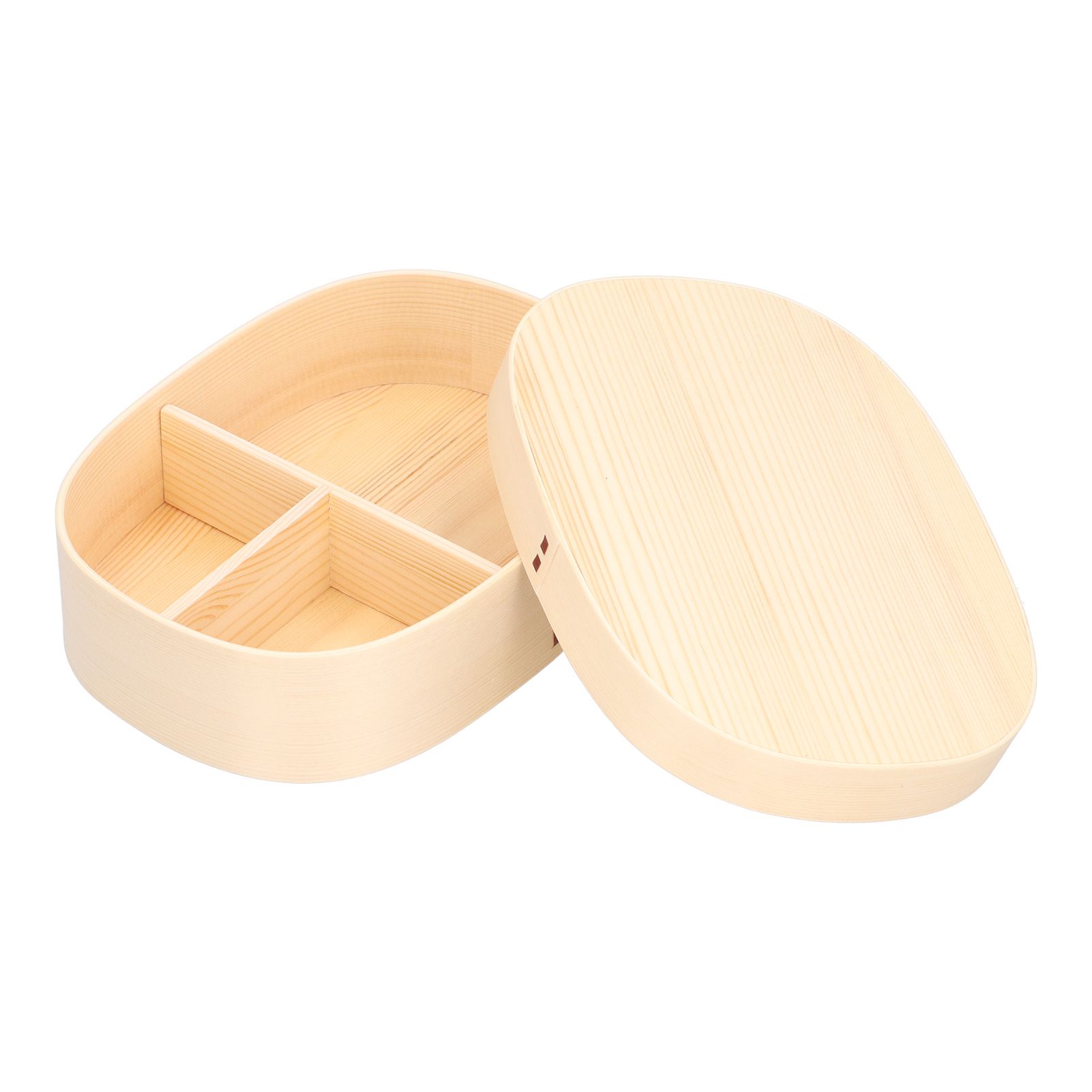 1200ml Food Container Wooden Bento Lunch Box Kids Lunch Containers for Office view 8