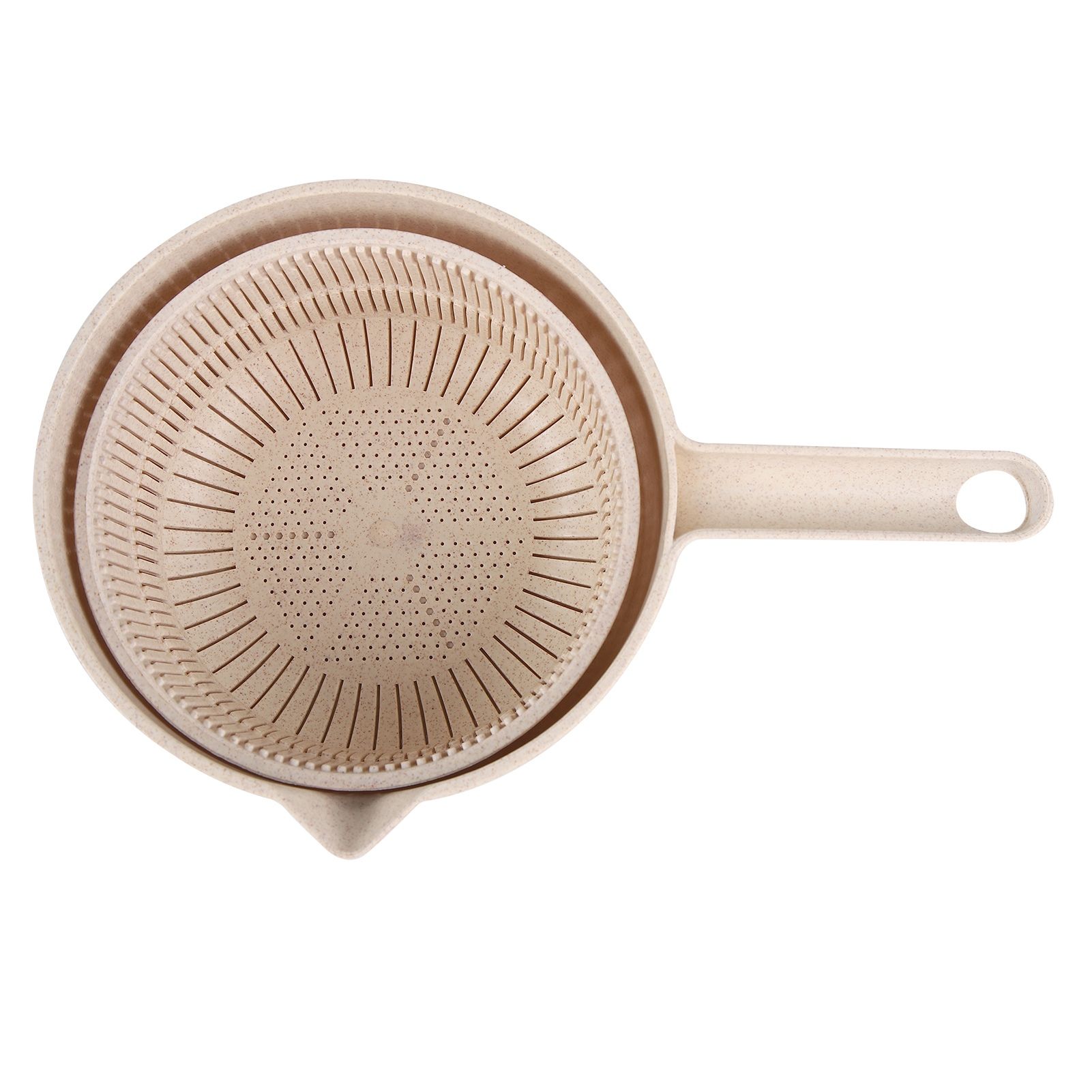 Salad Spinner Fruit Vegetable Dryer Strainer Sifter Manual Vegetables Rice view 10