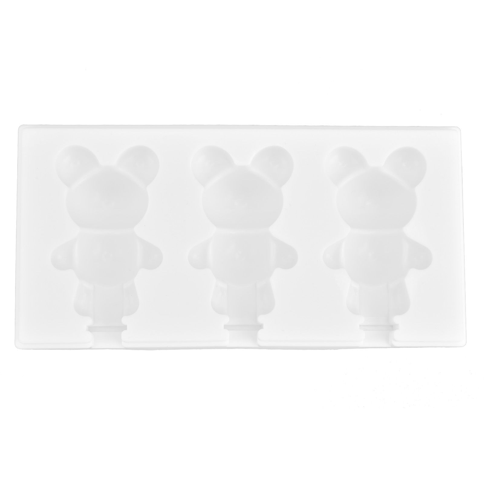 Multi Grid Silicone Ice Bar Mold Heat Resistant Ice Cream Making Mold Kitchen