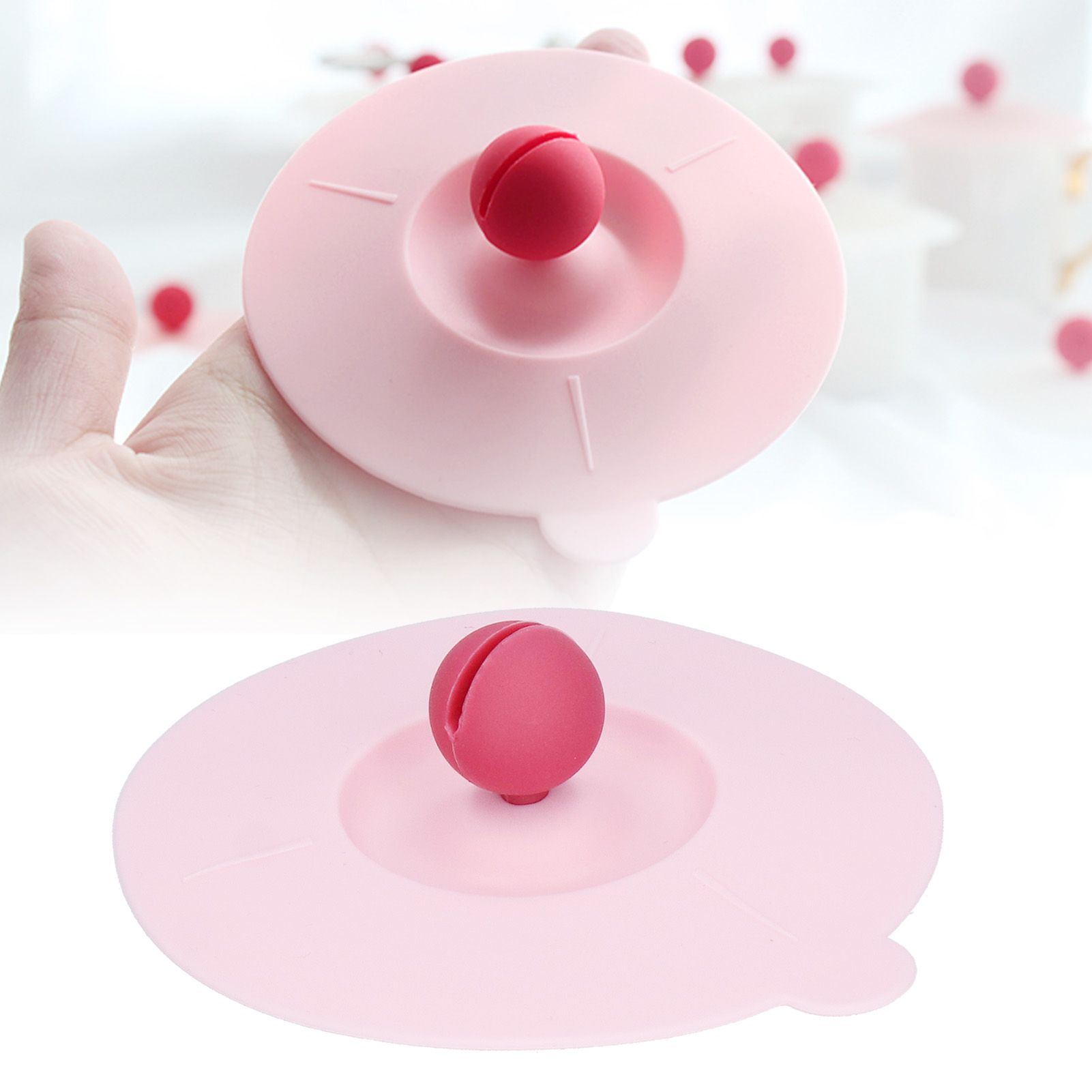 Dustproof Mug Covers Cartoon Silicone Cup Lid for Beverage Cup Sealing view 11