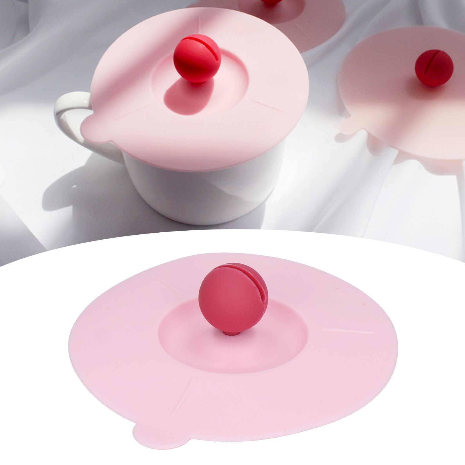 Dustproof Mug Covers Cartoon Silicone Cup Lid for Beverage Cup Sealing view 12