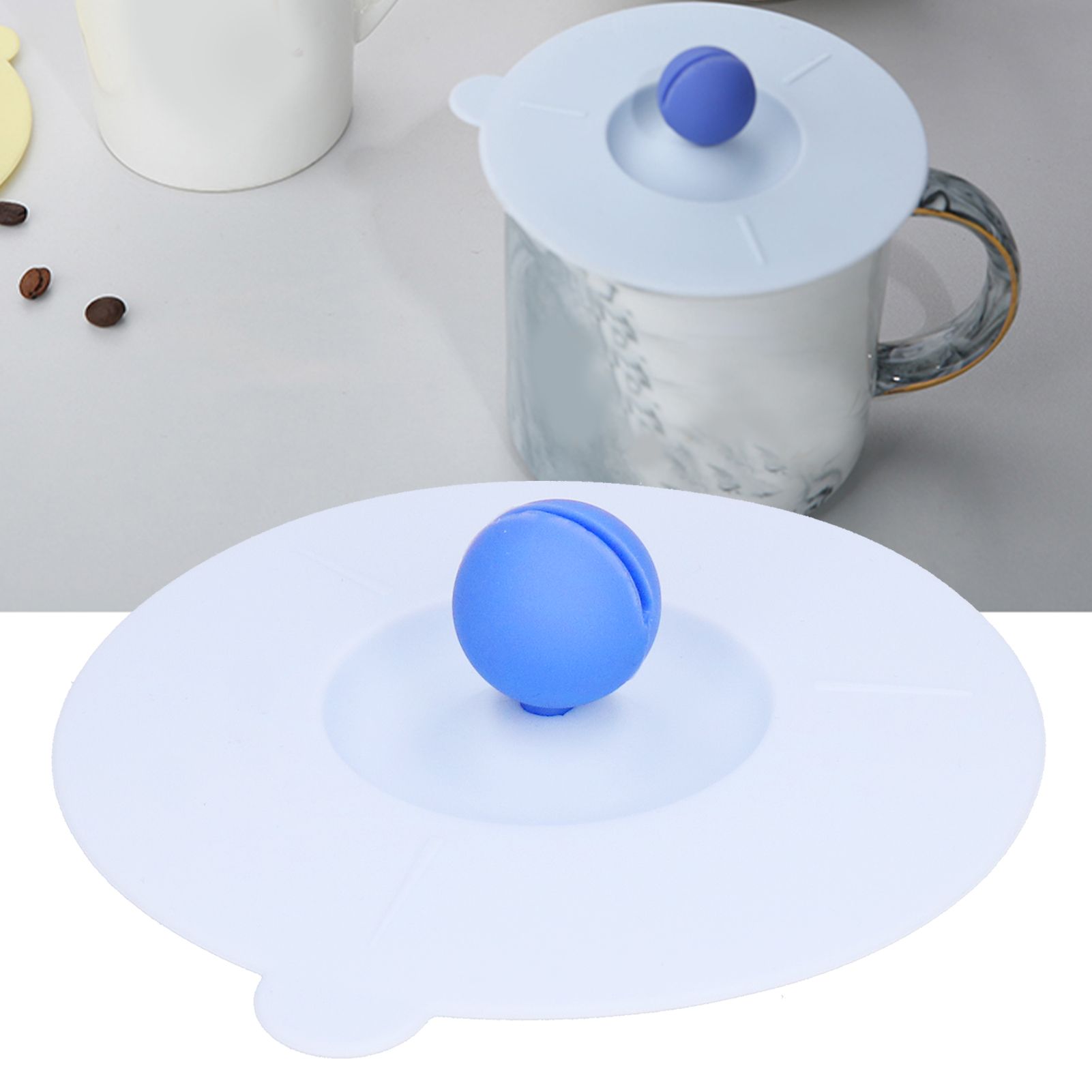 Dustproof Mug Covers Cartoon Silicone Cup Lid for Beverage Cup Sealing view 12