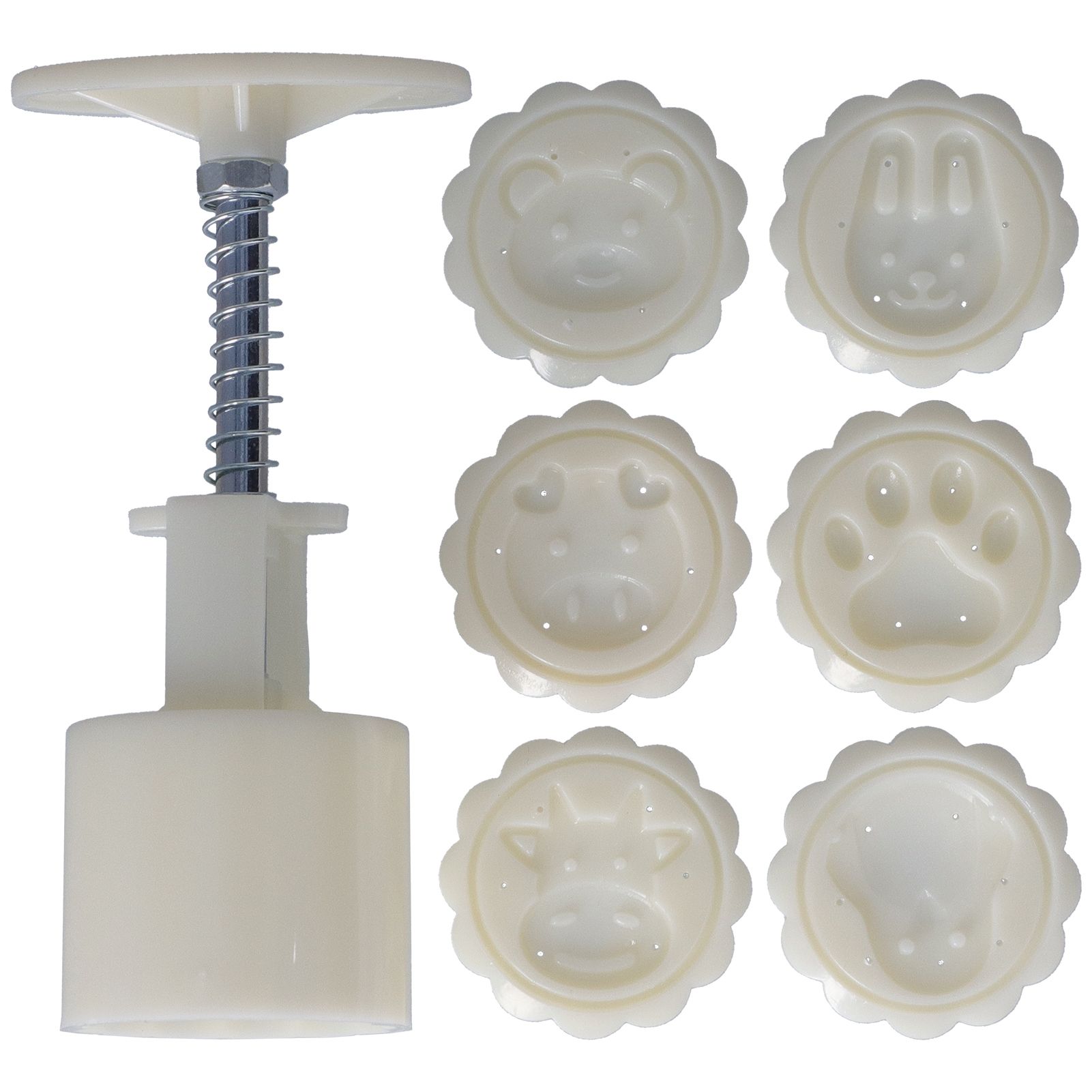 50g HandPress Mooncake Mold Cake Dessert Biscuits Making Mold DIY Baking Tool