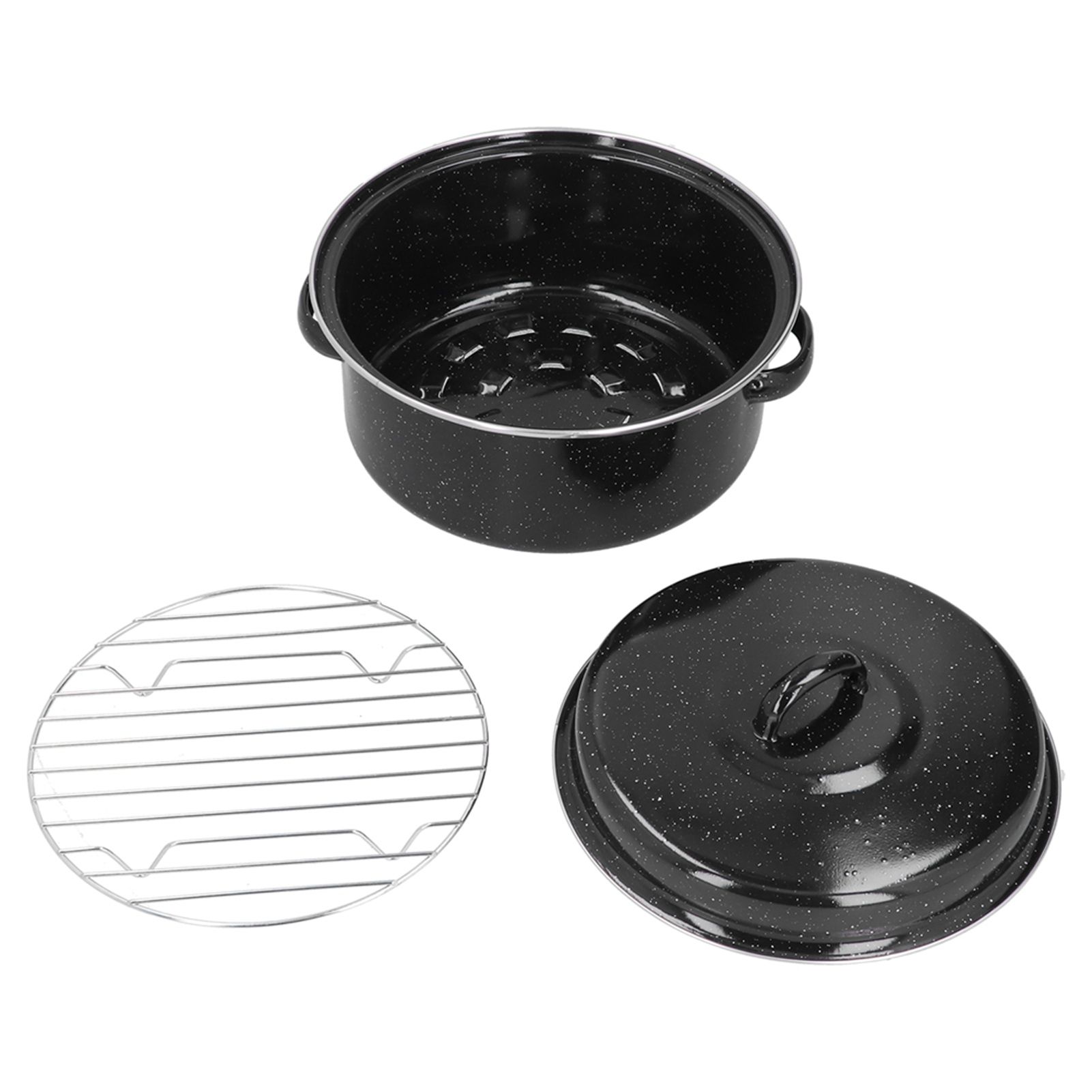 Oval Roaster Enamel Oval Roaster Excellent Heating for Barbucue and Sweet