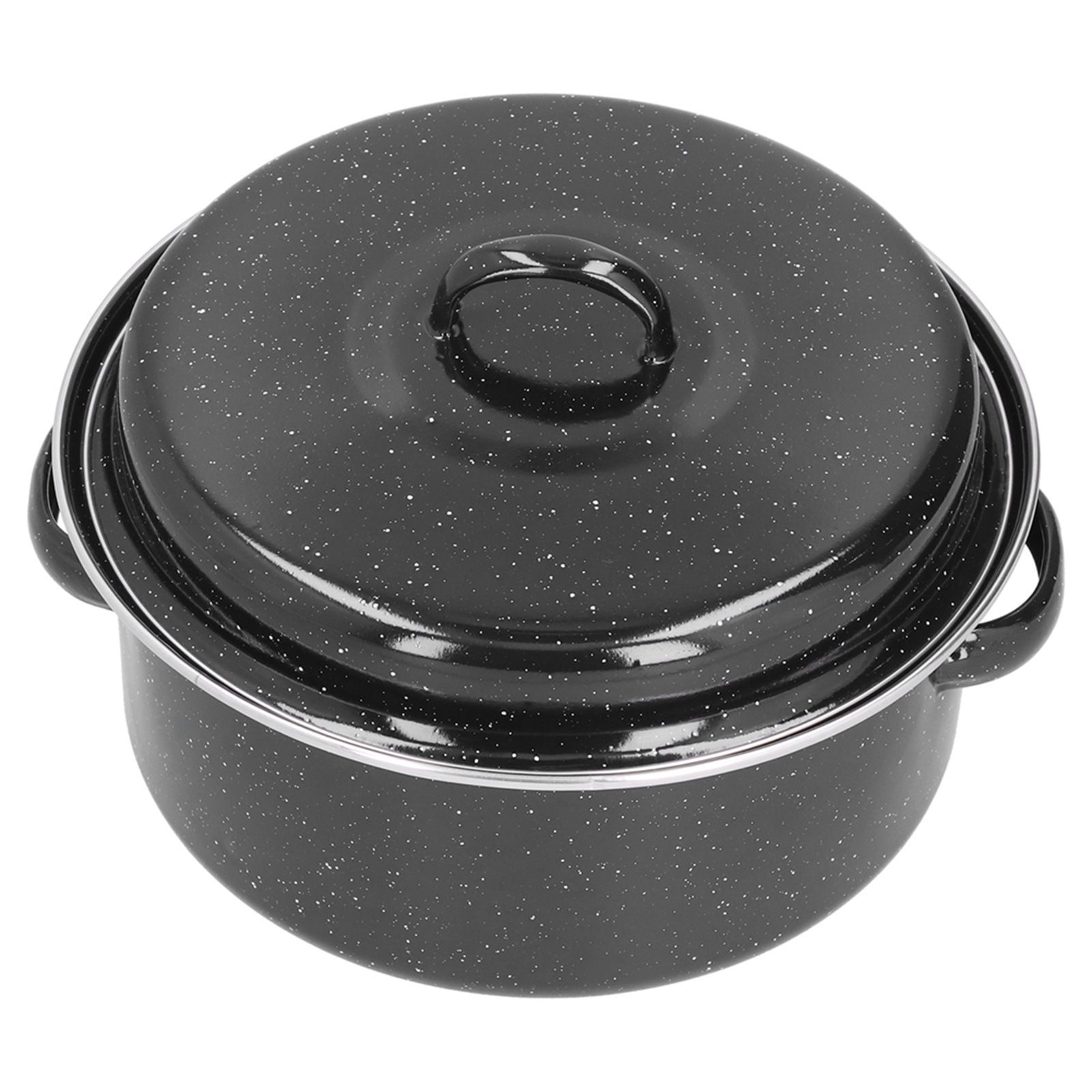 Oval Roaster Enamel Oval Roaster Excellent Heating for Barbucue and Sweet view 2