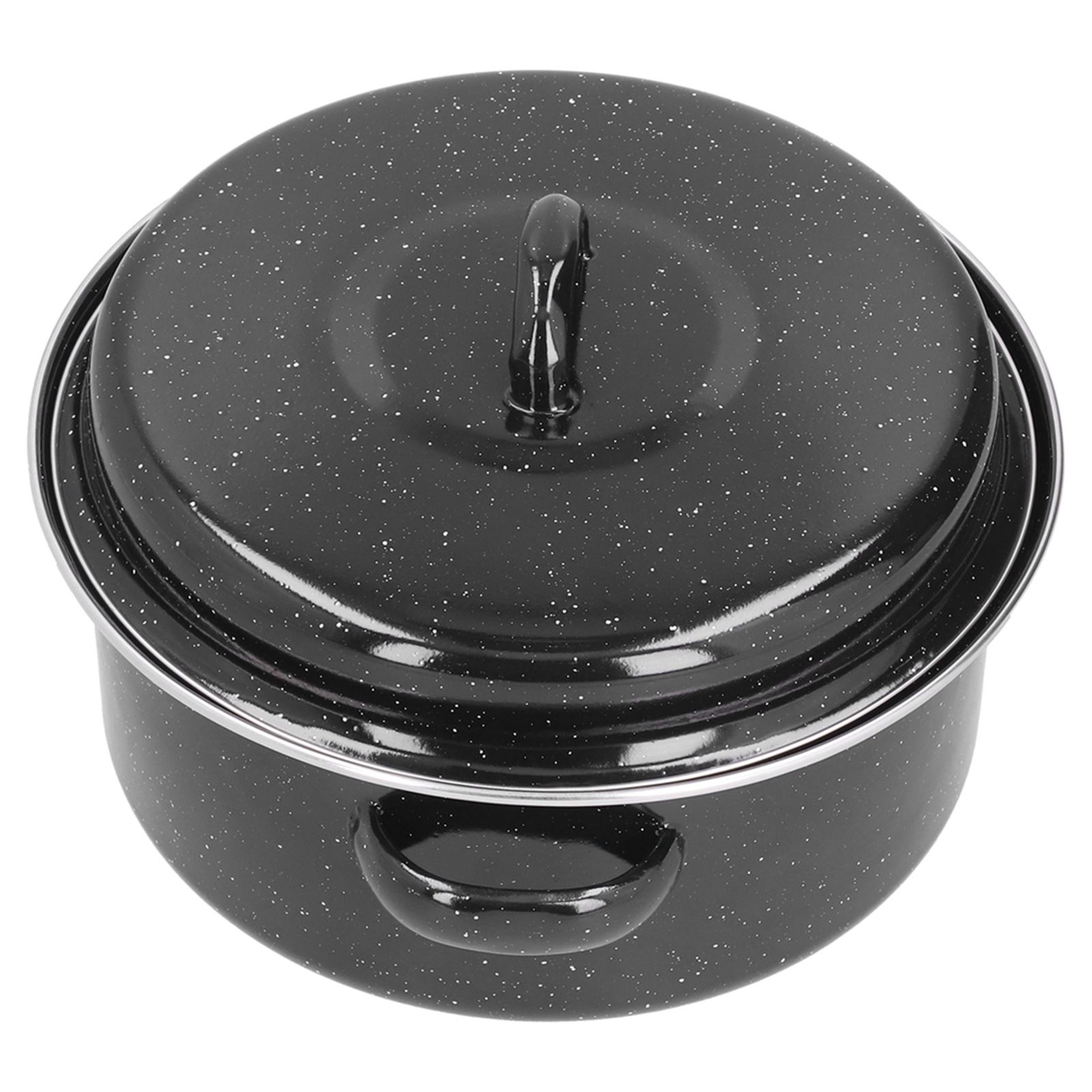 Oval Roaster Enamel Oval Roaster Excellent Heating for Barbucue and Sweet view 4