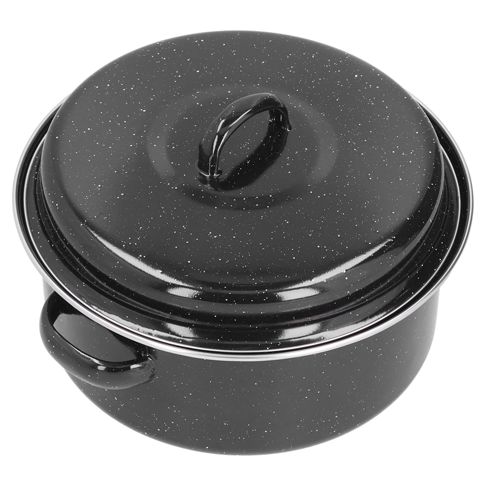 Oval Roaster Enamel Oval Roaster Excellent Heating for Barbucue and Sweet view 5