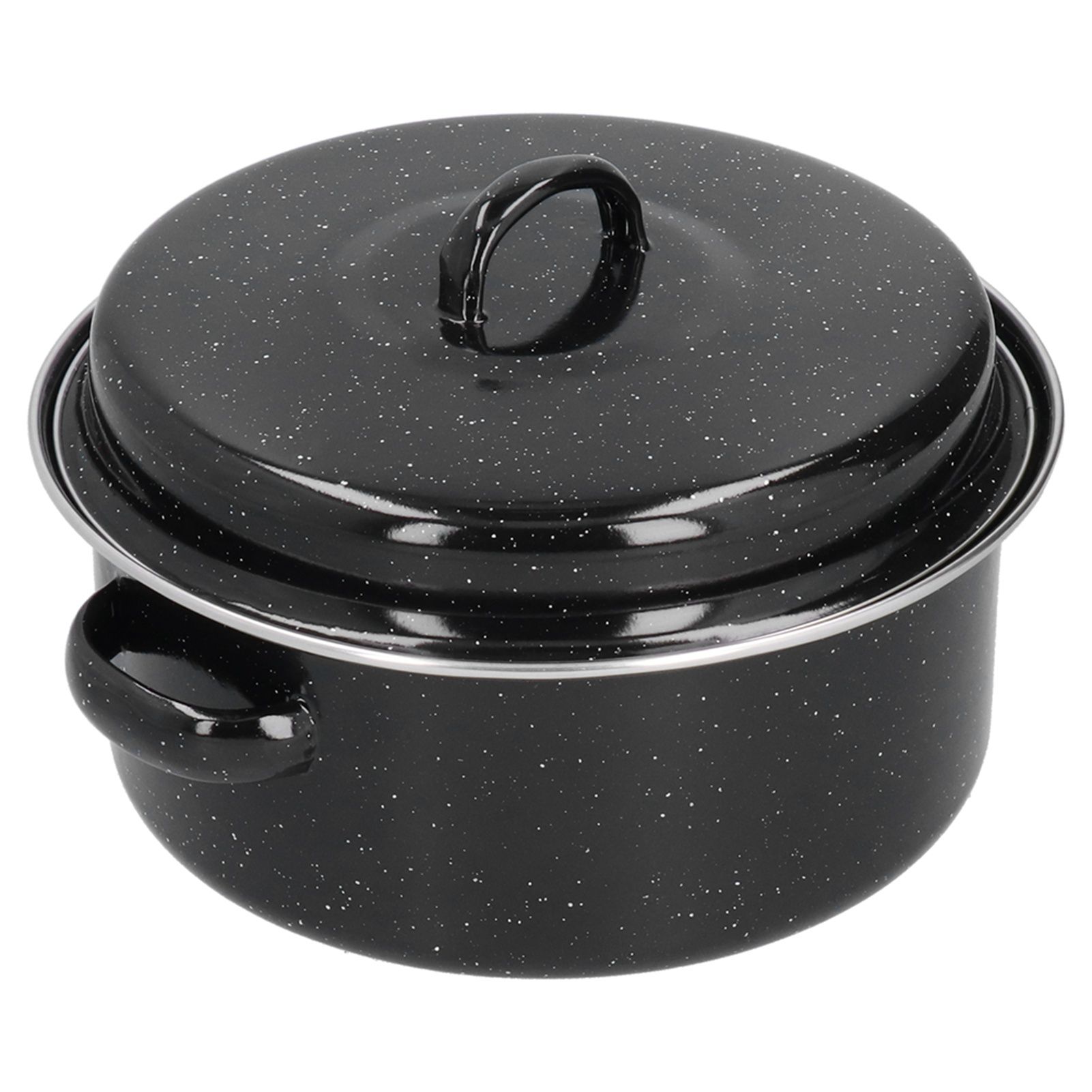 Oval Roaster Enamel Oval Roaster Excellent Heating for Barbucue and Sweet view 10