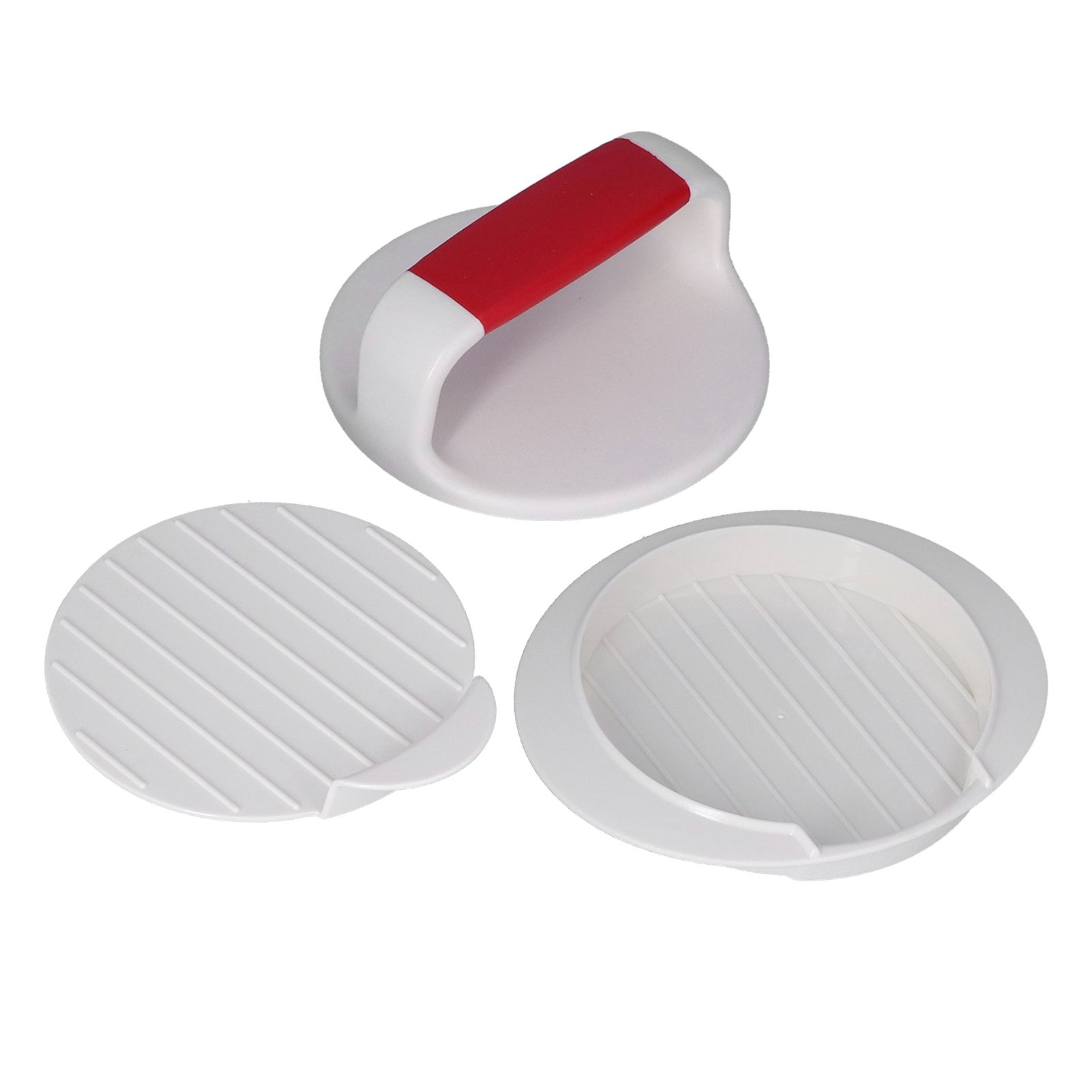 Non Stick Burger Pressing Mold DIY Hamburger Patty Maker Rice Ball Mold for view 4