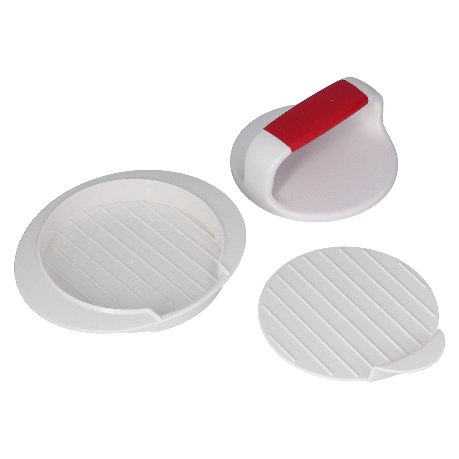 Non Stick Burger Pressing Mold DIY Hamburger Patty Maker Rice Ball Mold for view 5