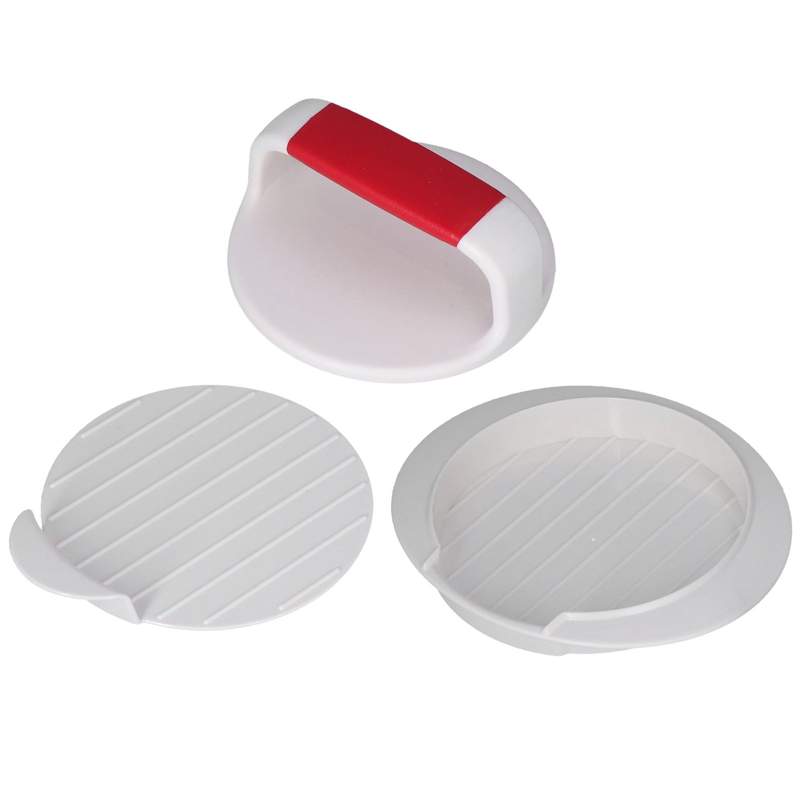 Non Stick Burger Pressing Mold DIY Hamburger Patty Maker Rice Ball Mold for view 6