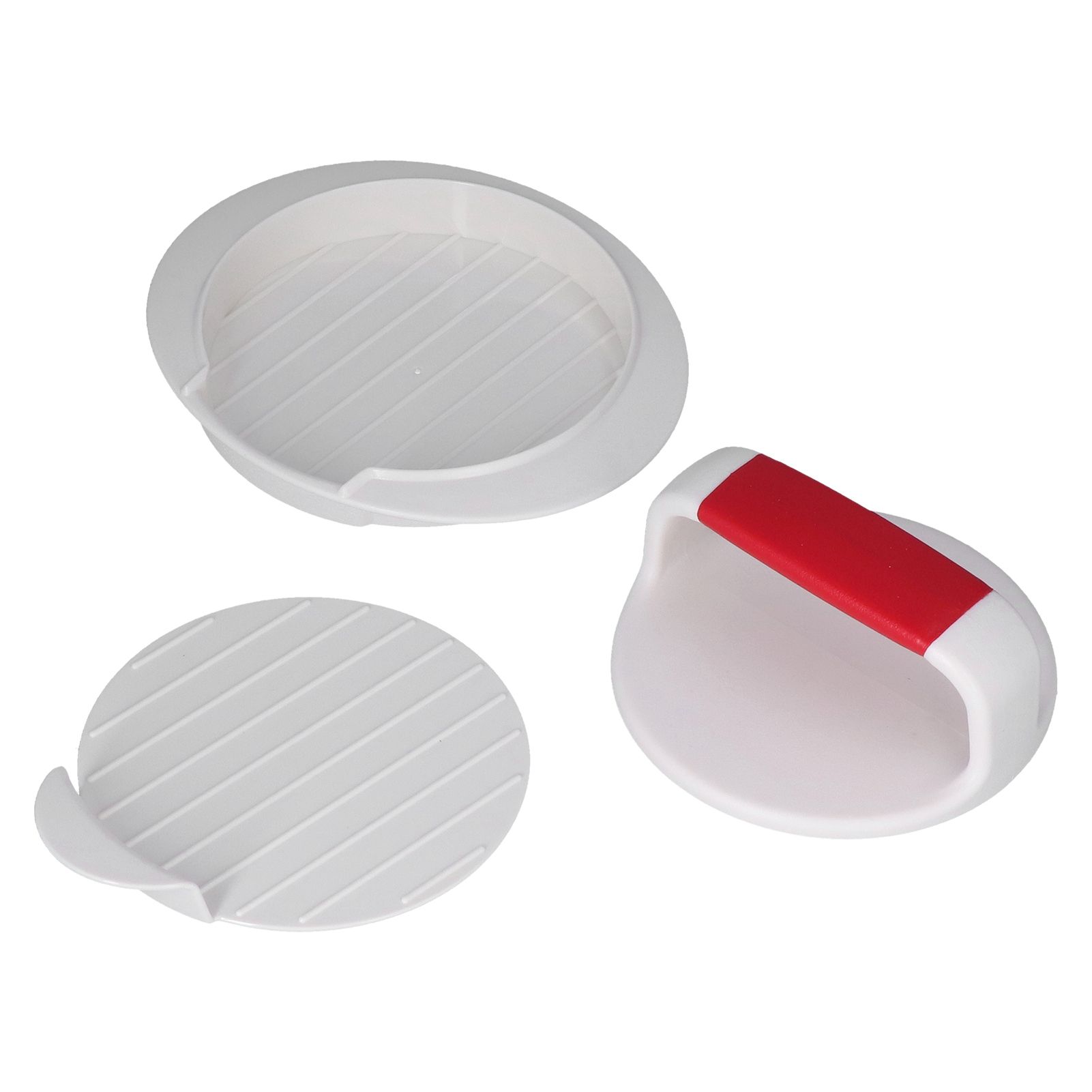 Non Stick Burger Pressing Mold DIY Hamburger Patty Maker Rice Ball Mold for view 7