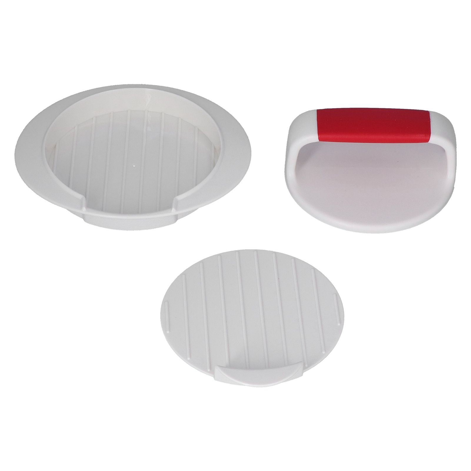 Non Stick Burger Pressing Mold DIY Hamburger Patty Maker Rice Ball Mold for view 8