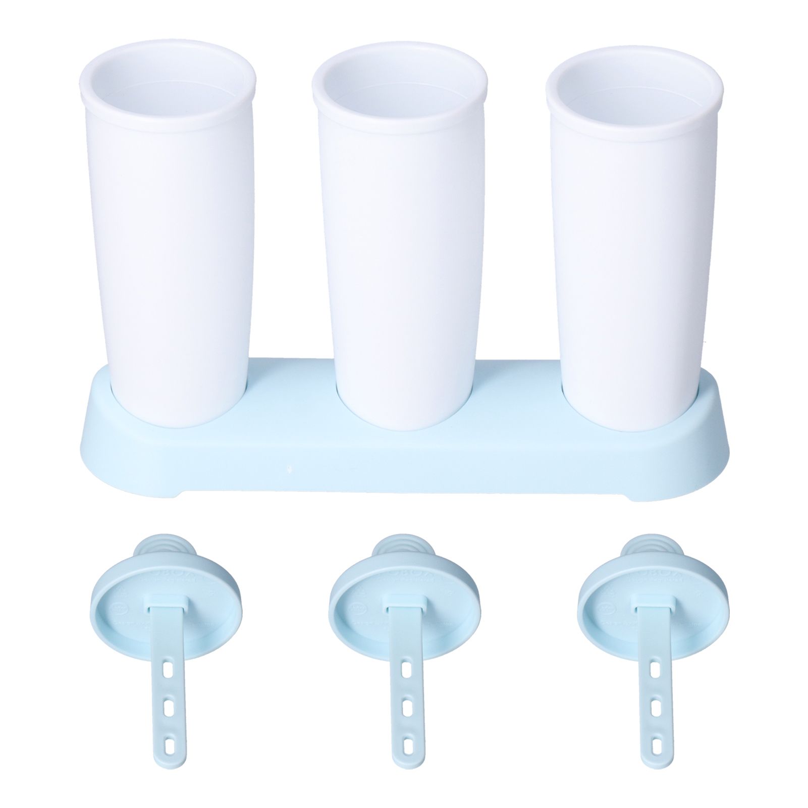 2Pcs 3 Grids Ice Cream Mold DIY Dessert Ice Cube Maker Mold for Summer Kitchen view 9