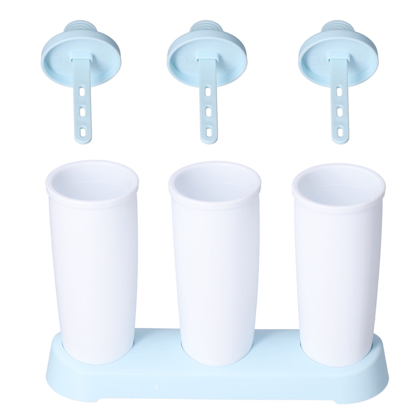 2Pcs 3 Grids Ice Cream Mold DIY Dessert Ice Cube Maker Mold for Summer Kitchen view 10