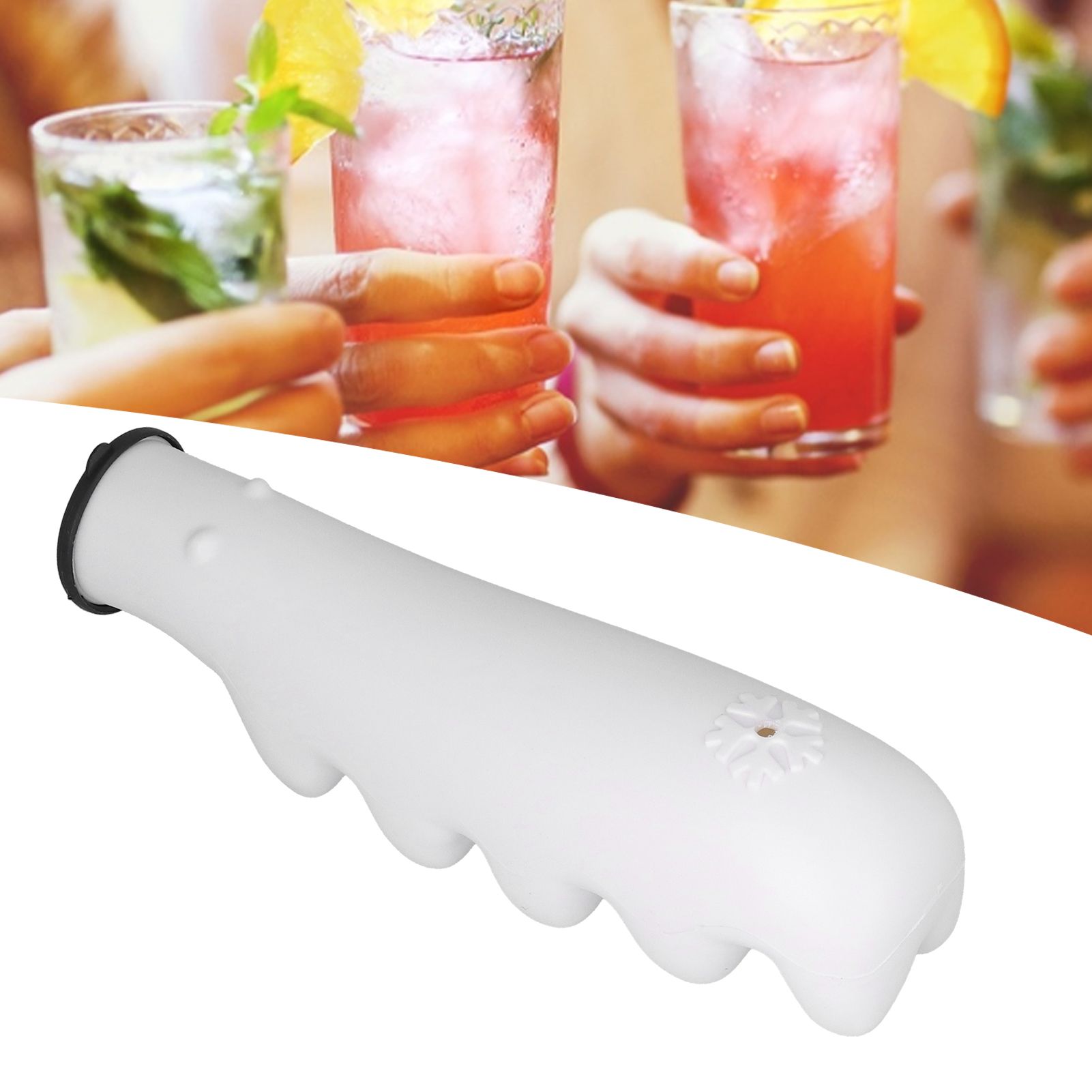 Plastic Ice Cube Mold Food Grade Cartoon No Contact Ice Mold Tray Maker for view 12