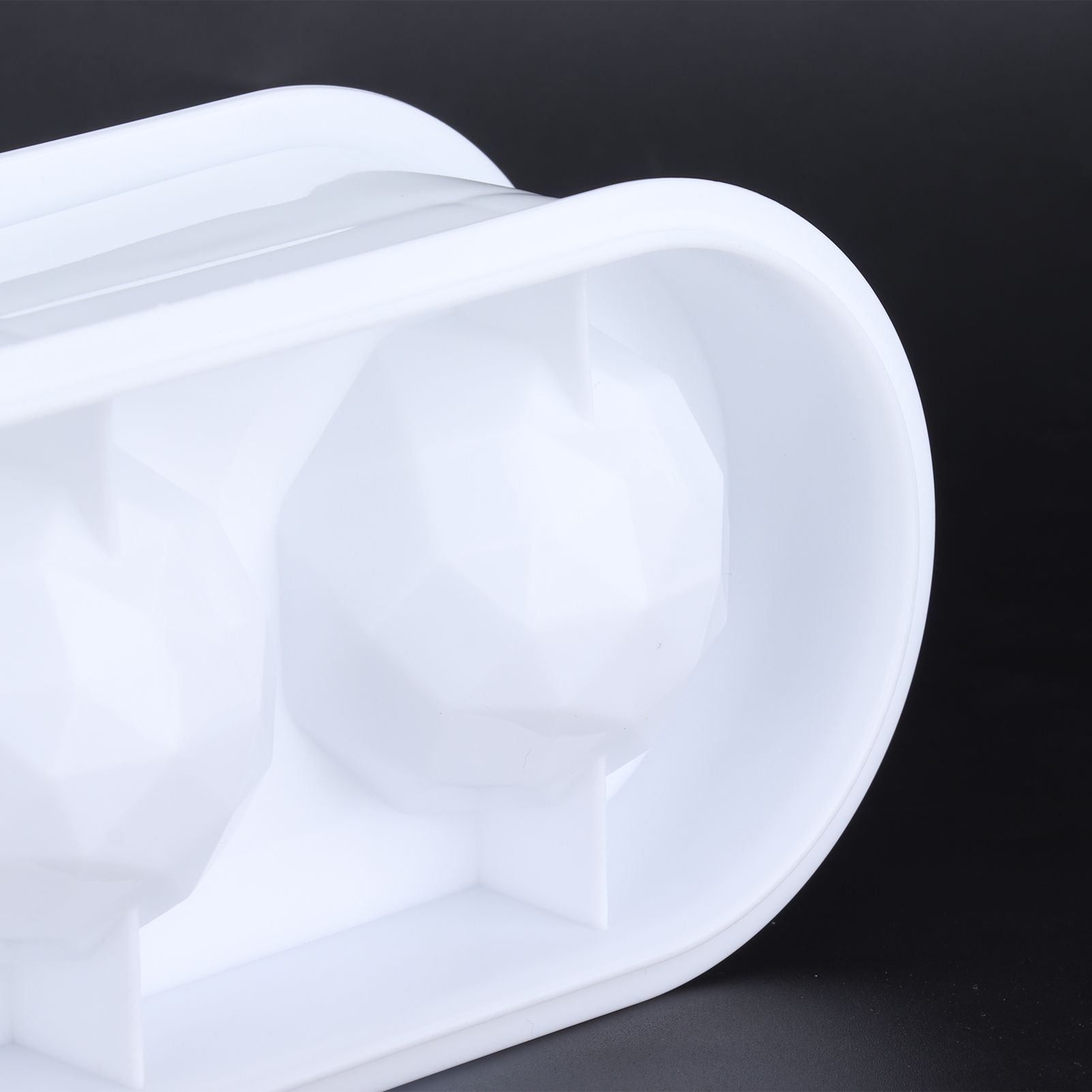 2Pcs 4 Grids Food Grade Ice Cubes Mold Whiskey Ice Ball Making Mold Tray for view 13