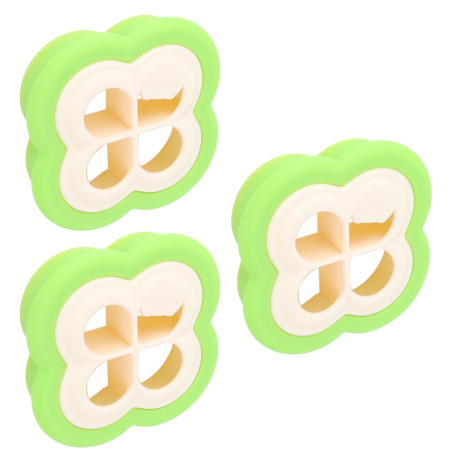 3Set Sandwich Cutter 4 Leaf Shaped Bread Mold Sushi Making Tool for Home Kitchen view 3