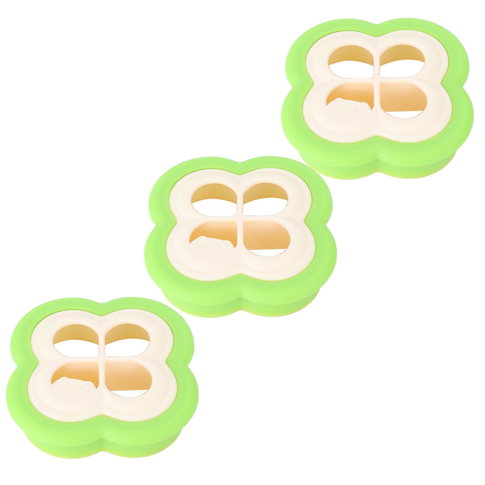 3Set Sandwich Cutter 4 Leaf Shaped Bread Mold Sushi Making Tool for Home Kitchen view 10