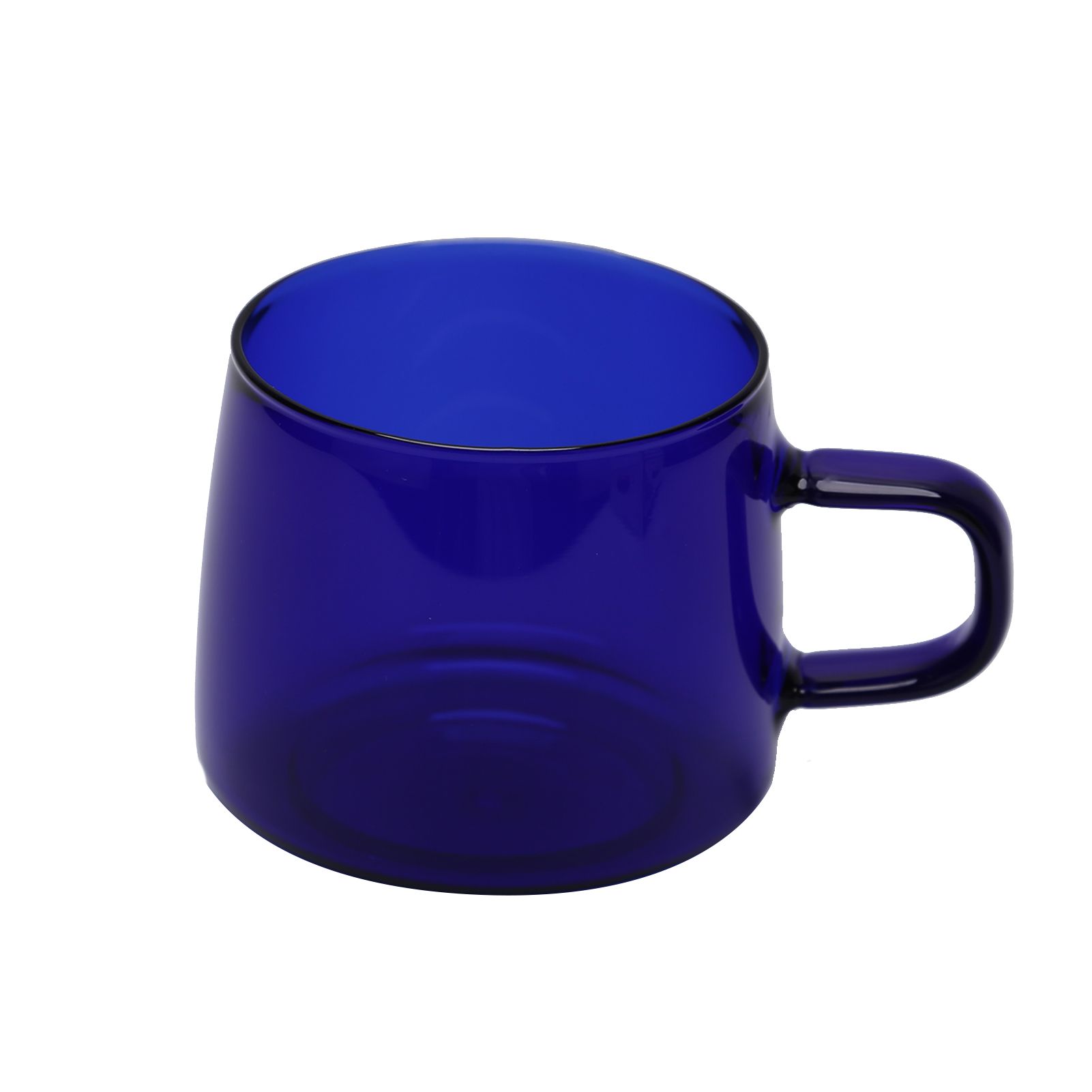 350ml Glass Coffee Cup Crystal Coffee Mug with Handle High Temperature view 7