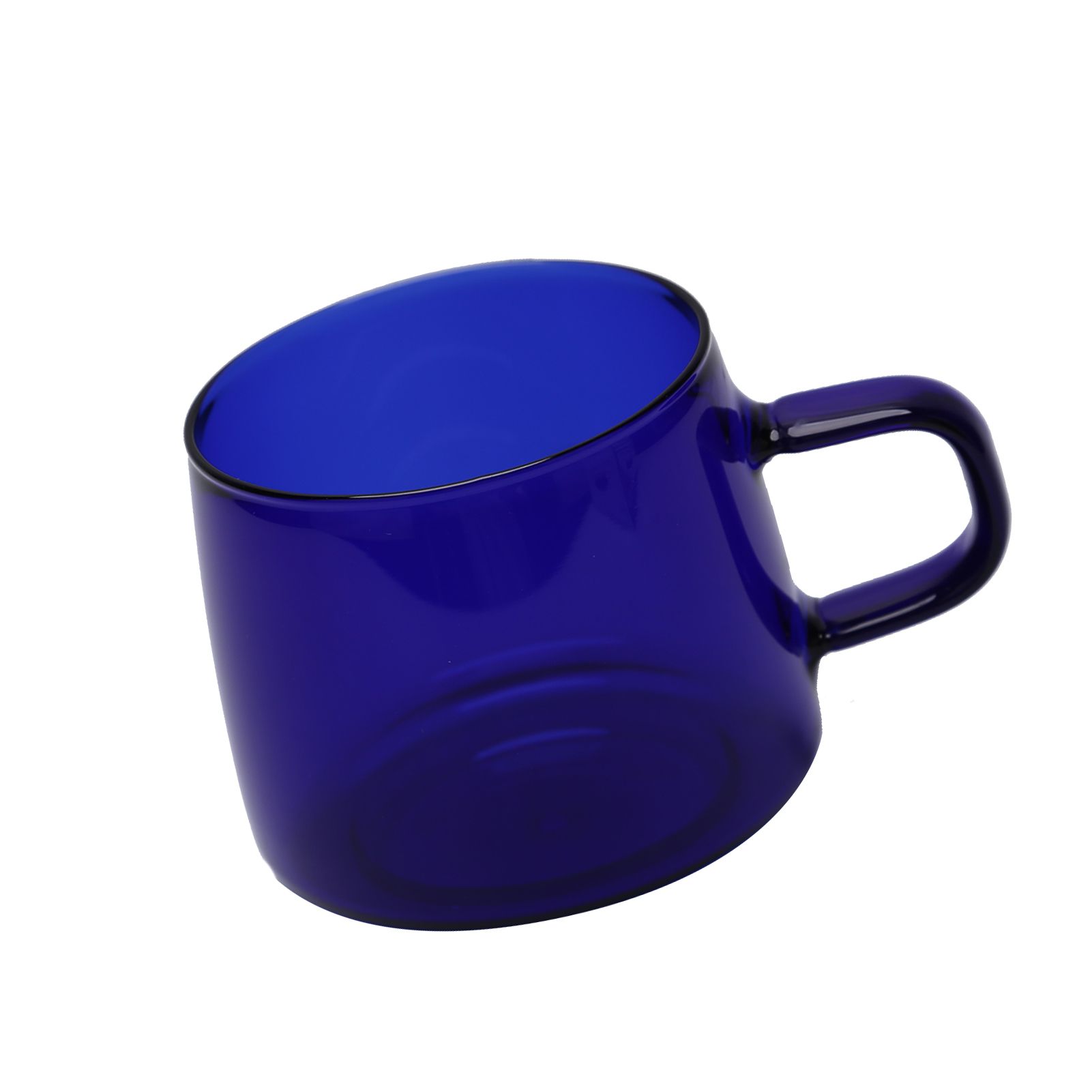 350ml Glass Coffee Cup Crystal Coffee Mug with Handle High Temperature view 8