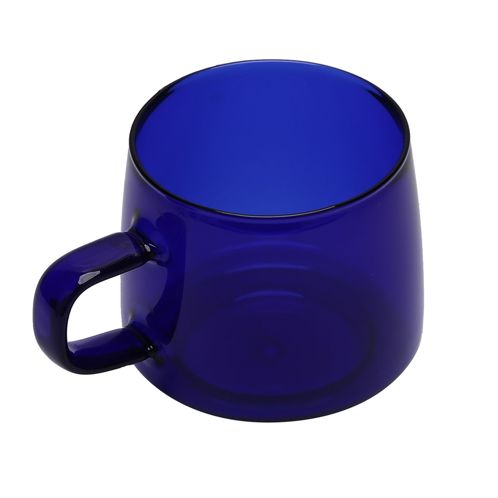 350ml Glass Coffee Cup Crystal Coffee Mug with Handle High Temperature view 9