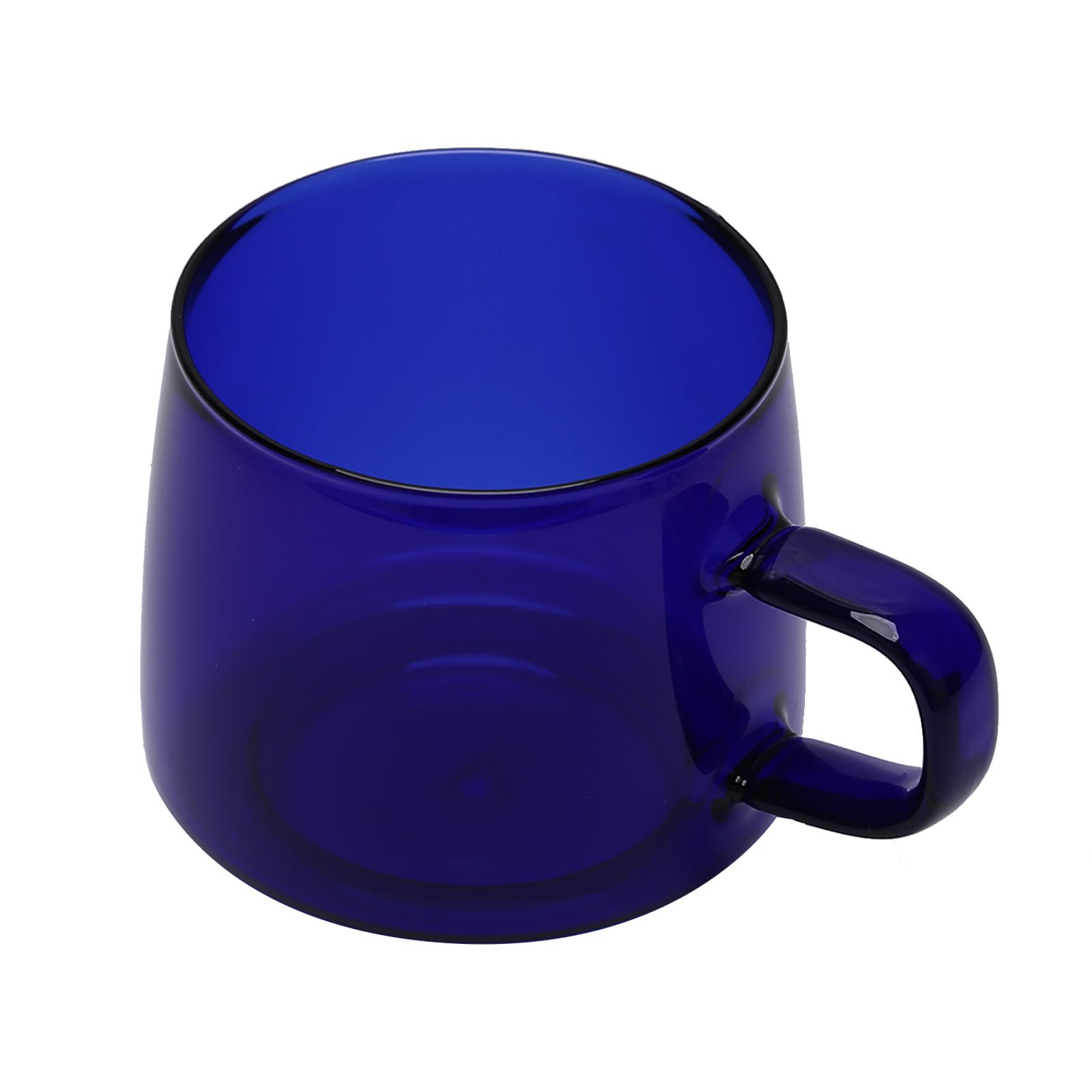 350ml Glass Coffee Cup Crystal Coffee Mug with Handle High Temperature view 10