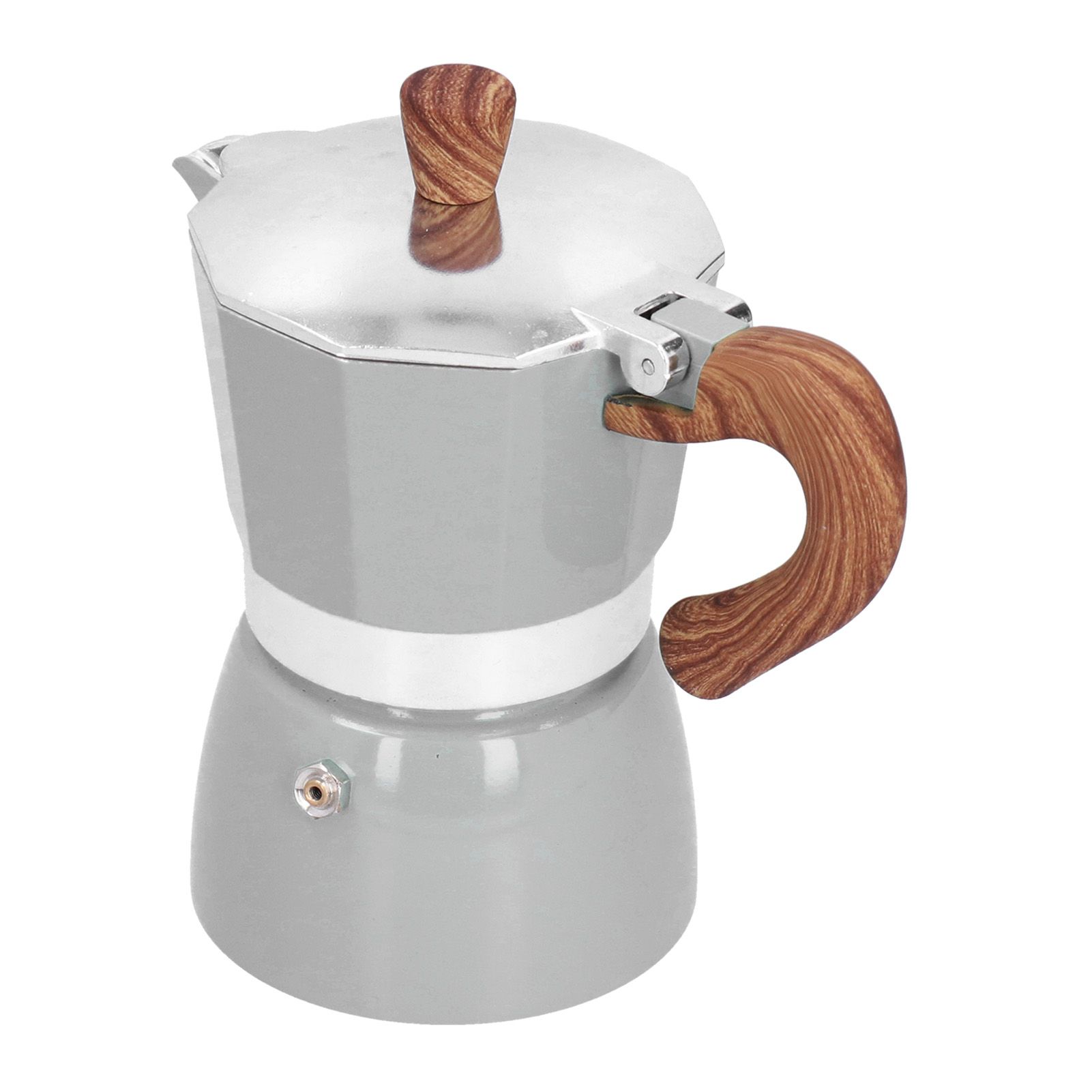 150ML Practical Aluminum Coffee Maker Octagonal Moka Coffee Pot for Home view 8