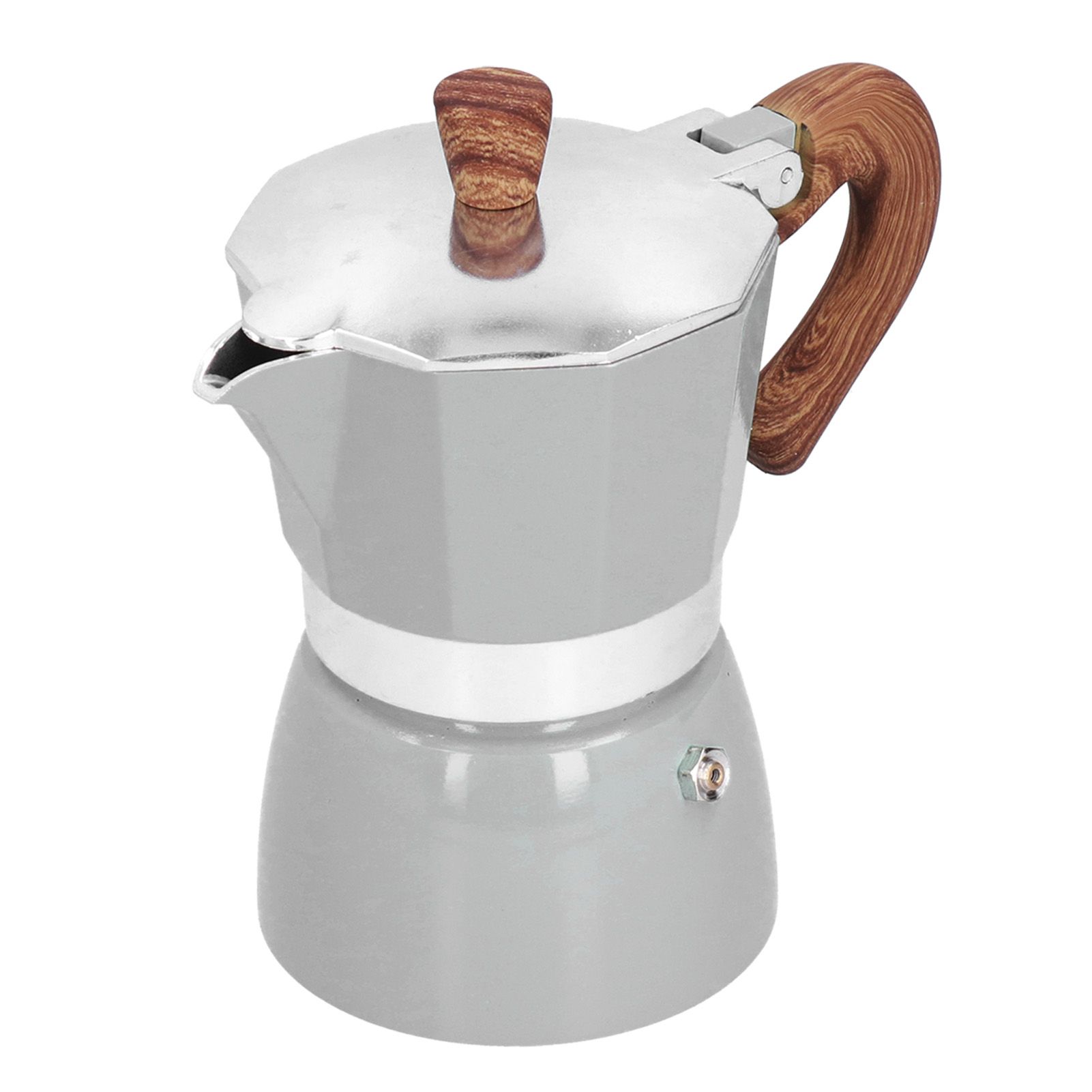 150ML Practical Aluminum Coffee Maker Octagonal Moka Coffee Pot for Home view 10