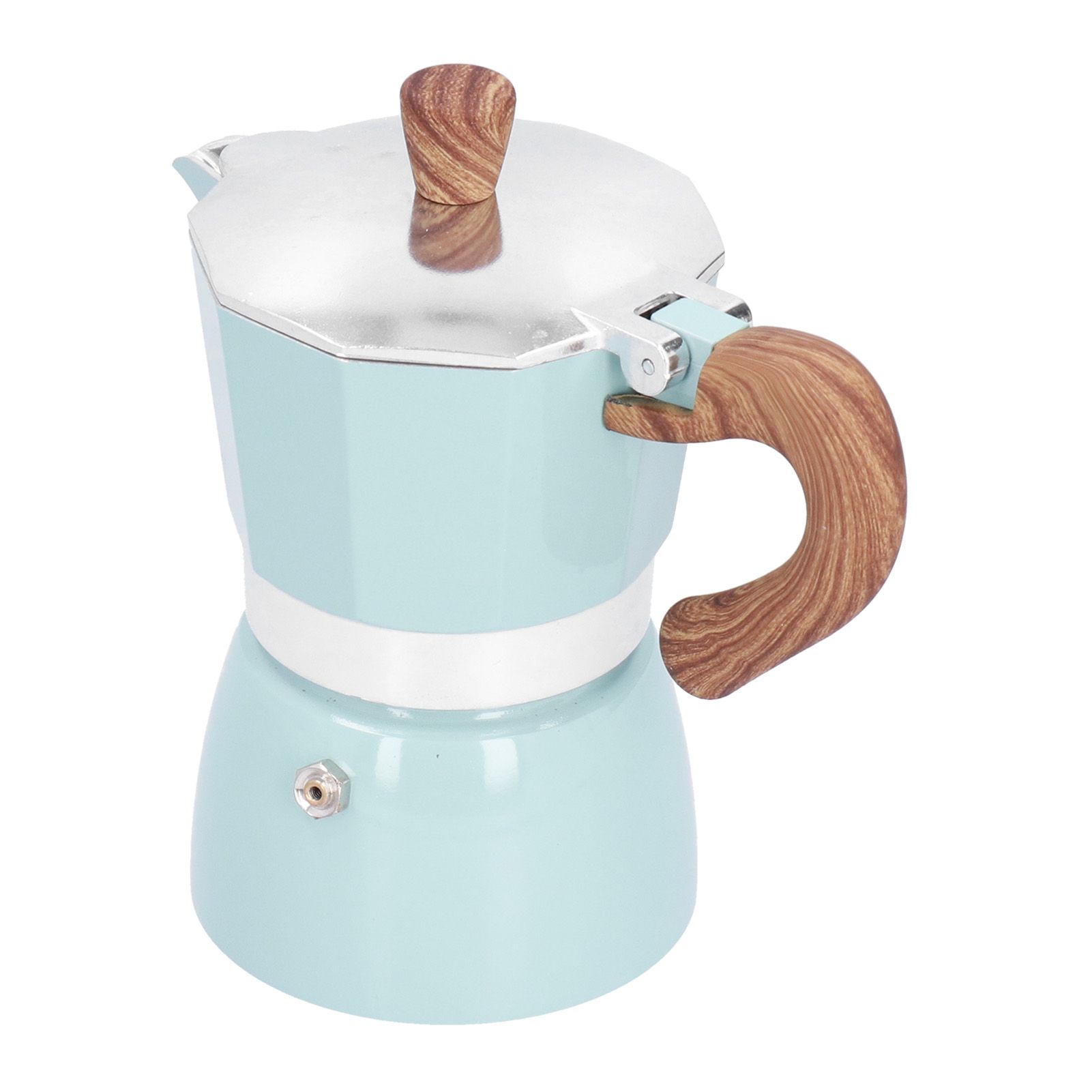 150ML Practical Aluminum Coffee Maker Octagonal Moka Coffee Pot for Home view 4