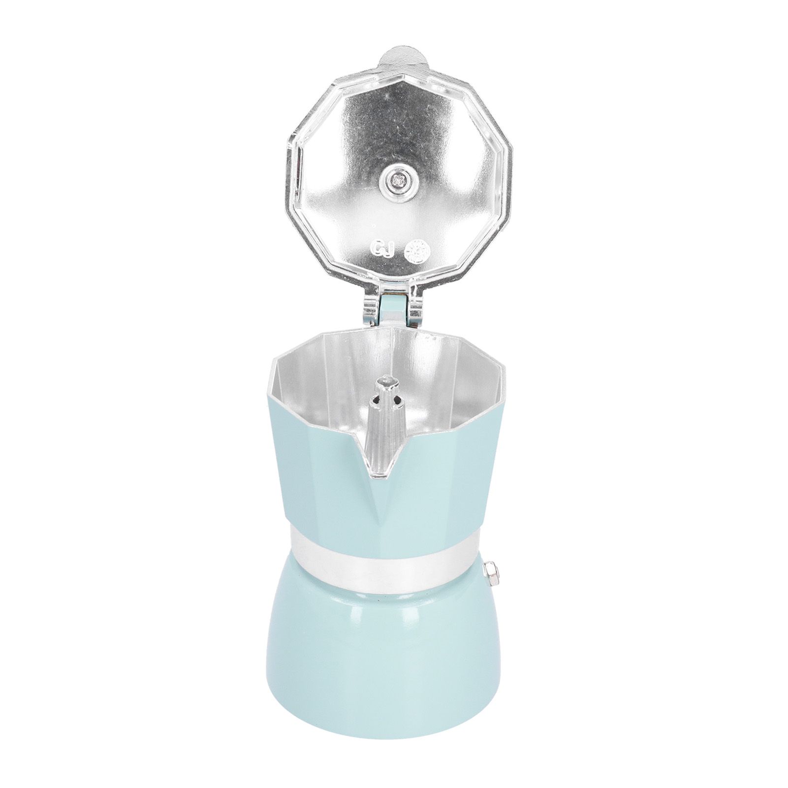150ML Practical Aluminum Coffee Maker Octagonal Moka Coffee Pot for Home view 8