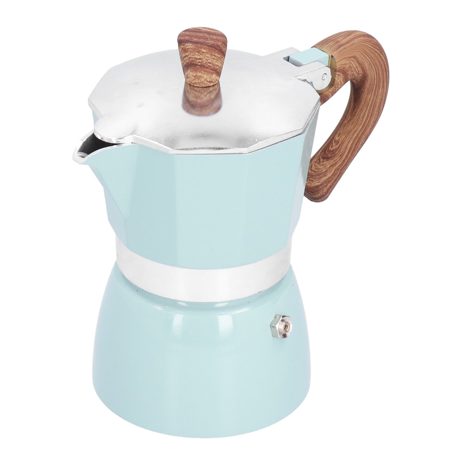 150ML Practical Aluminum Coffee Maker Octagonal Moka Coffee Pot for Home view 9