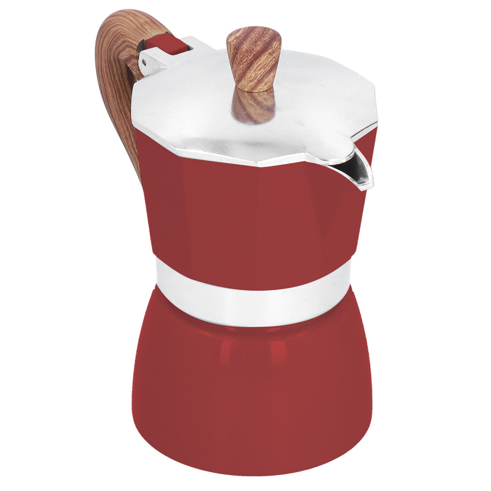 150ML Practical Aluminum Coffee Maker Octagonal Moka Coffee Pot for Home view 6