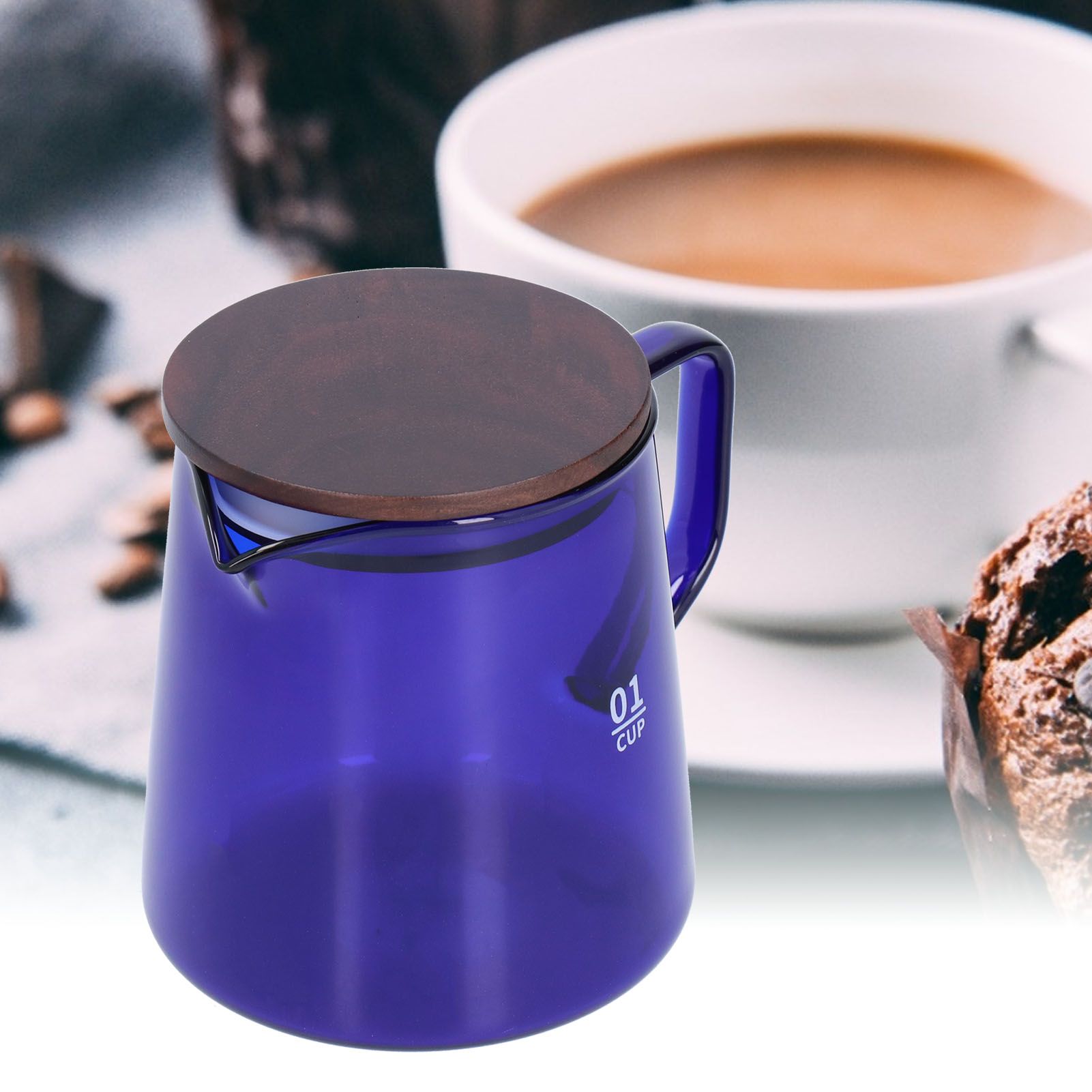 Tea Cup Borosilicate Glass 300ml 11.9oz Heat Resistant Household Coffee Mug view 12