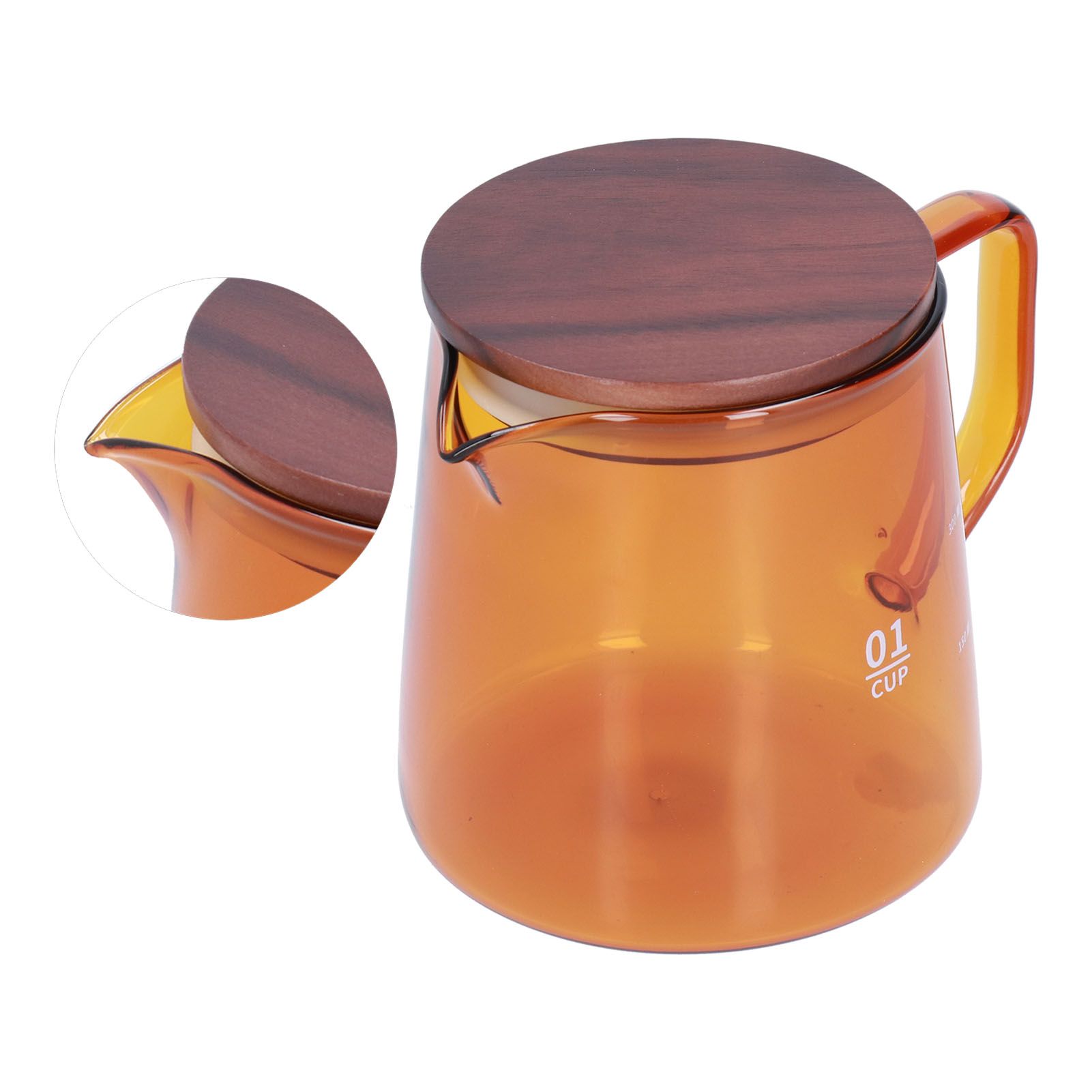 Tea Cup Borosilicate Glass 300ml 11.9oz Heat Resistant Household Coffee Mug view 8
