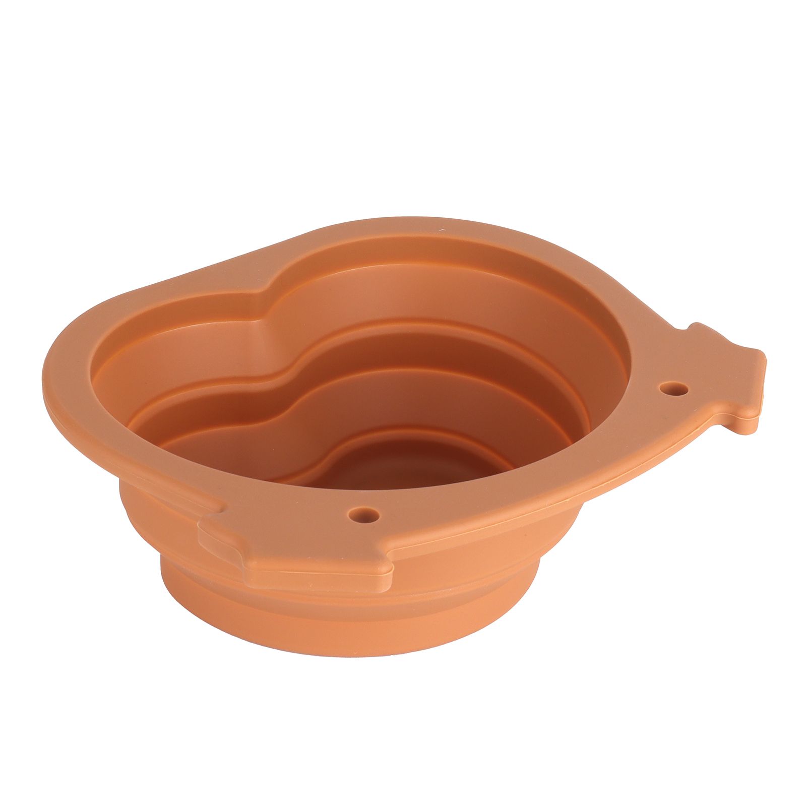 600ml Collapsible Dog Bowl Brown Durable Multifunctional Foldable Portable Dog view 5