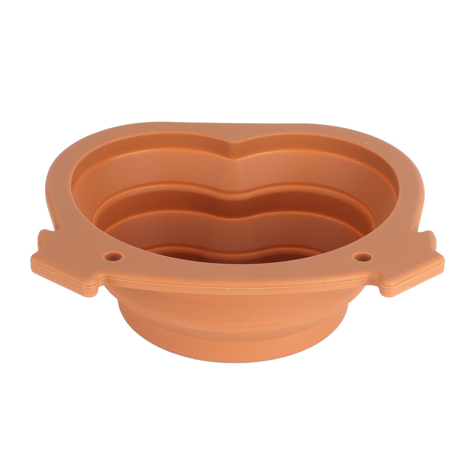 600ml Collapsible Dog Bowl Brown Durable Multifunctional Foldable Portable Dog view 6
